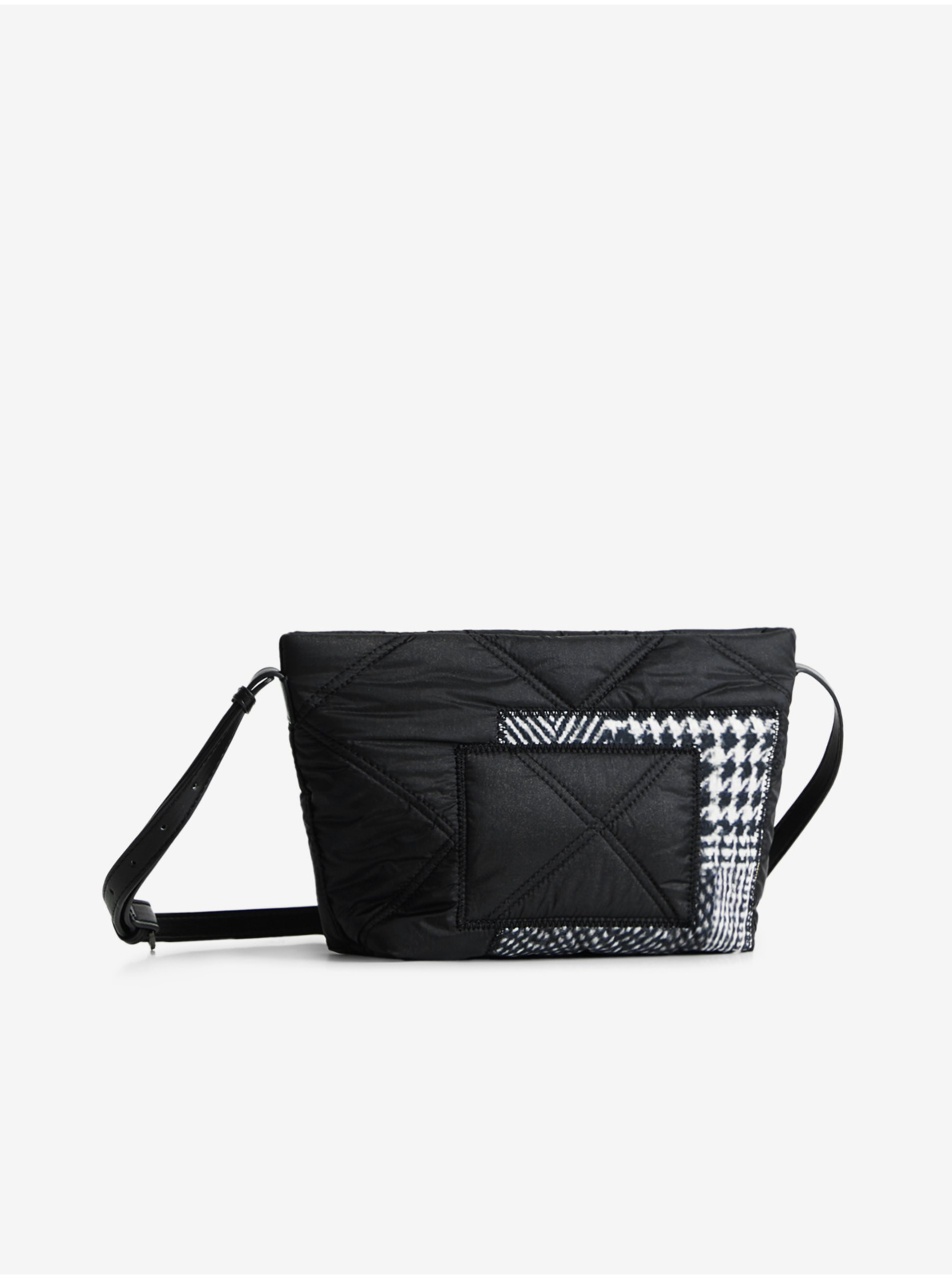 E-shop Čierna dámska vzorovaná crossbody kabelka Desigual After Dark Calpe