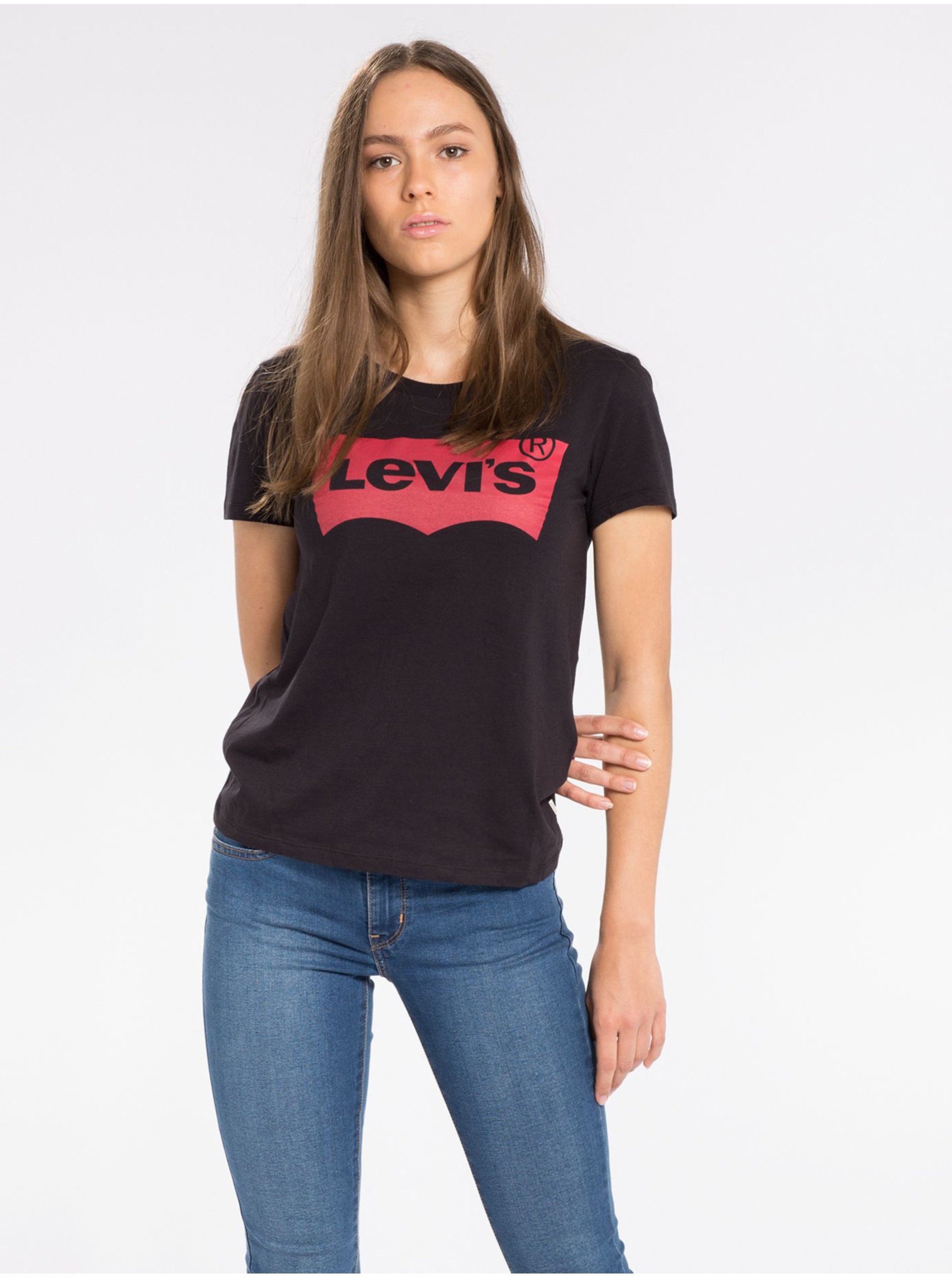 Lacno Čierne dámske tričko Levi's®