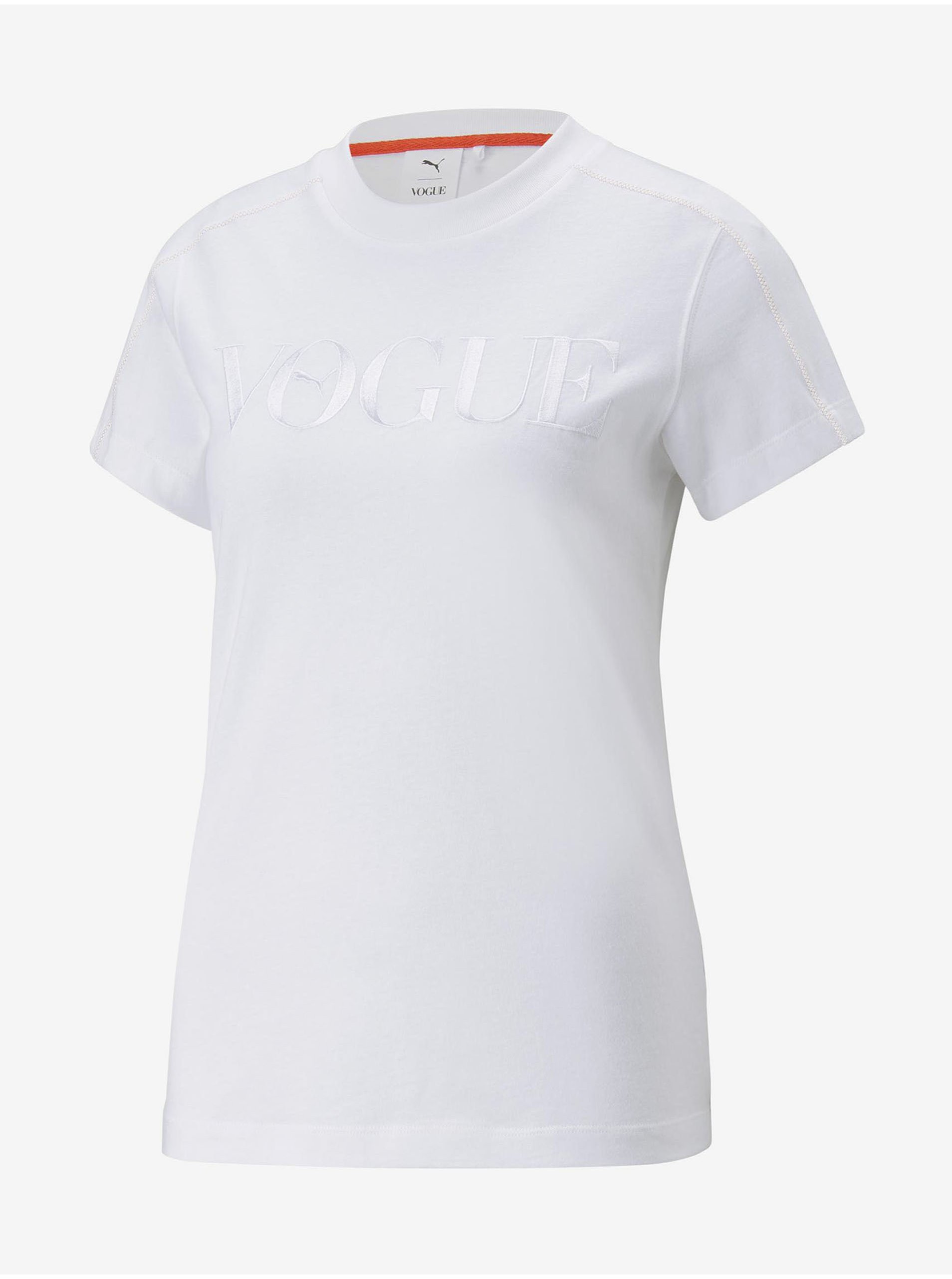 Lacno Biele dámske tričko Puma x VOGUE