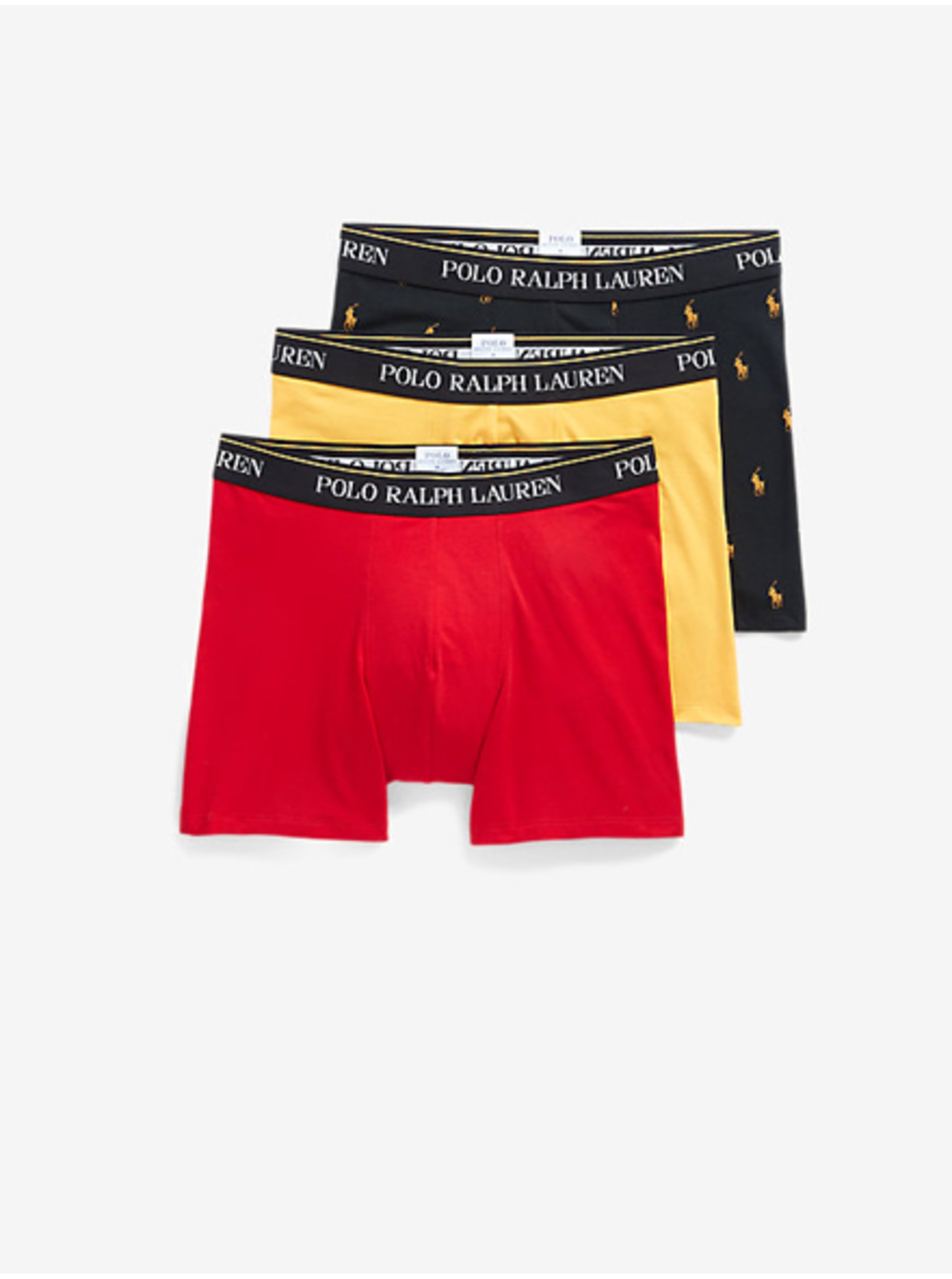 Lacno Boxerky pre mužov POLO Ralph Lauren - červená, žltá, čierna