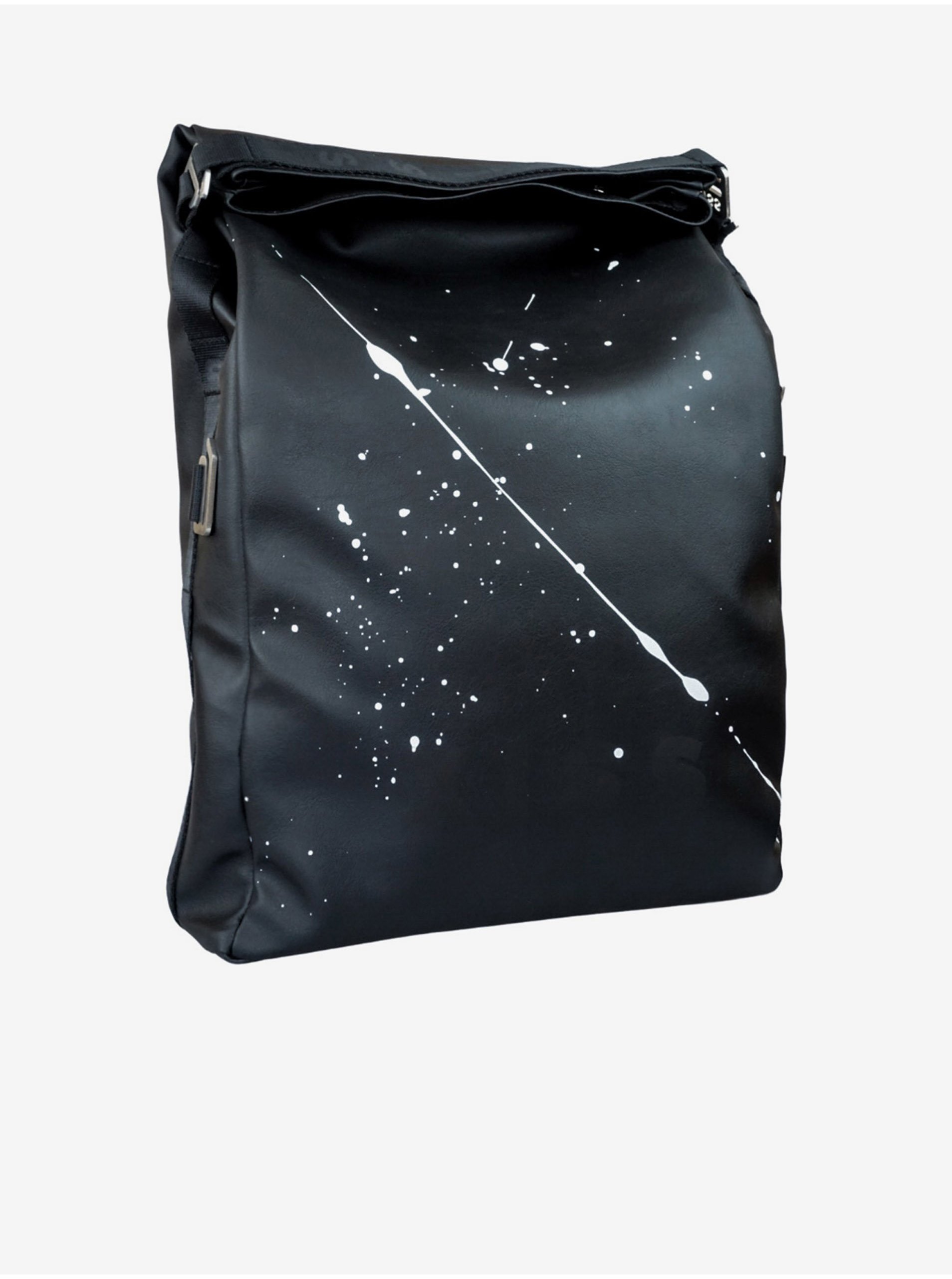 Levně Černý batoh Xiss Ultra HD MAXI Splashed Black