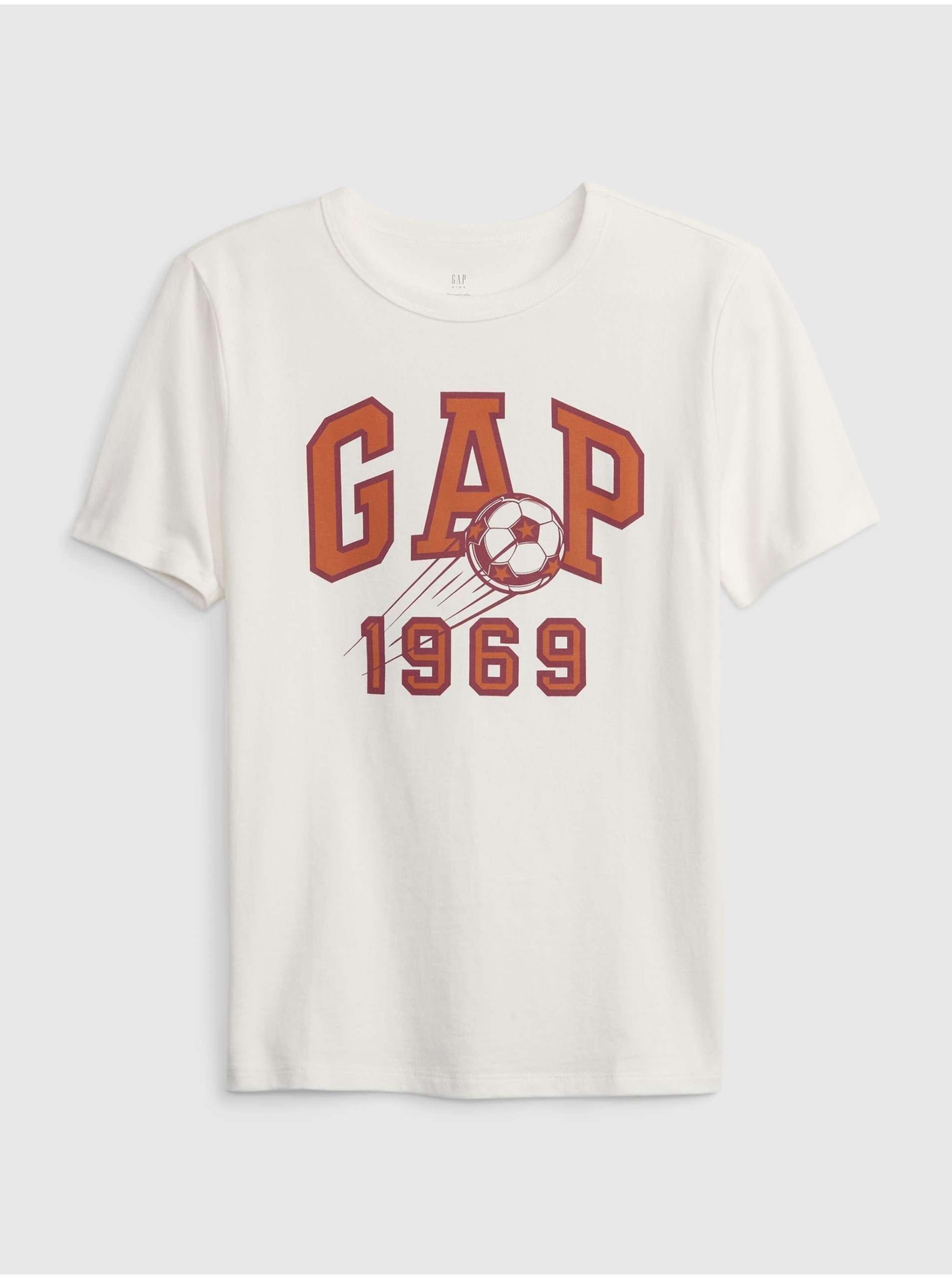 Lacno Biele chlapčenské tričko GAP 1969