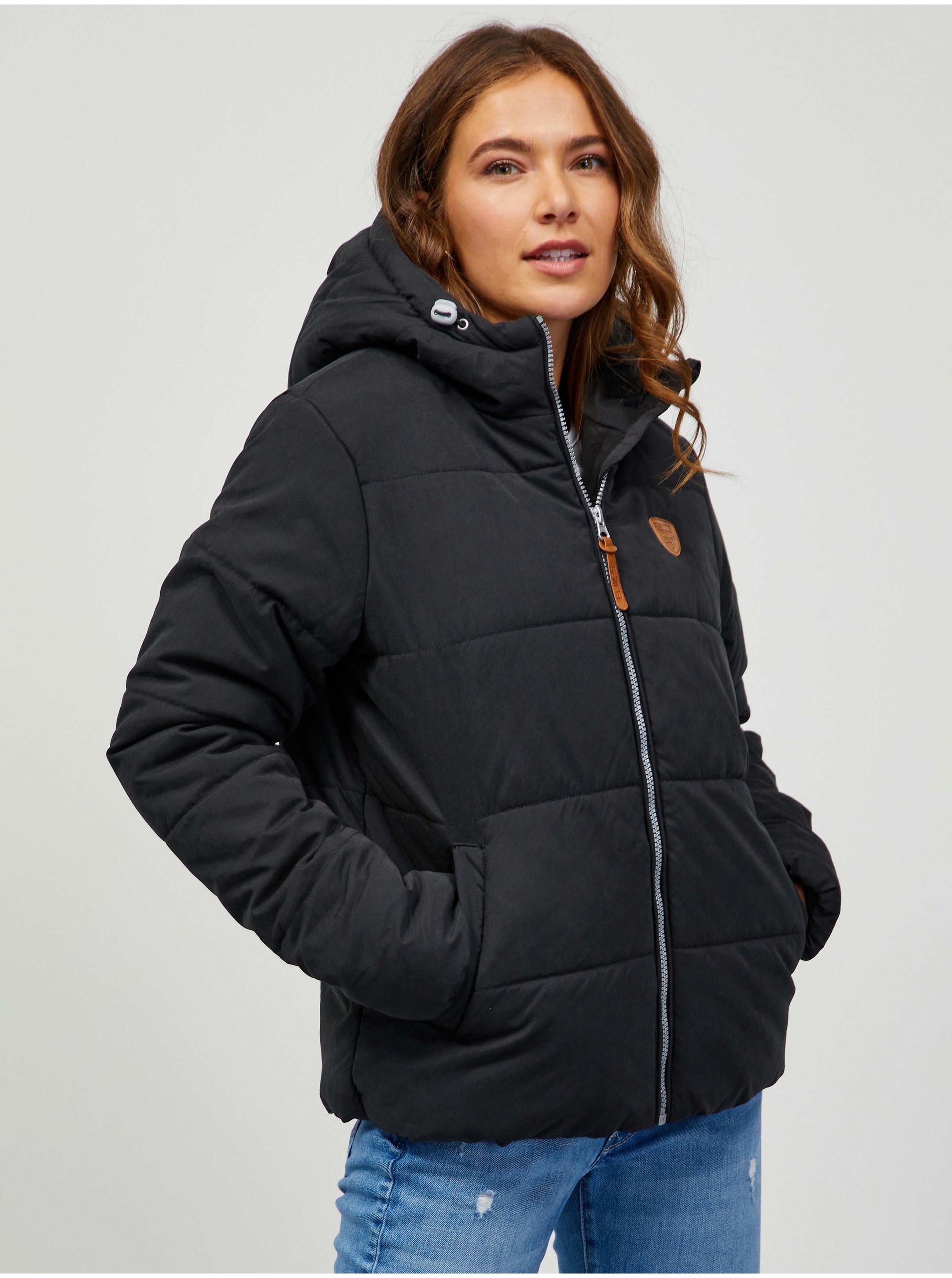 E-shop Černá dámská zimní bunda SAM 73 Kumba