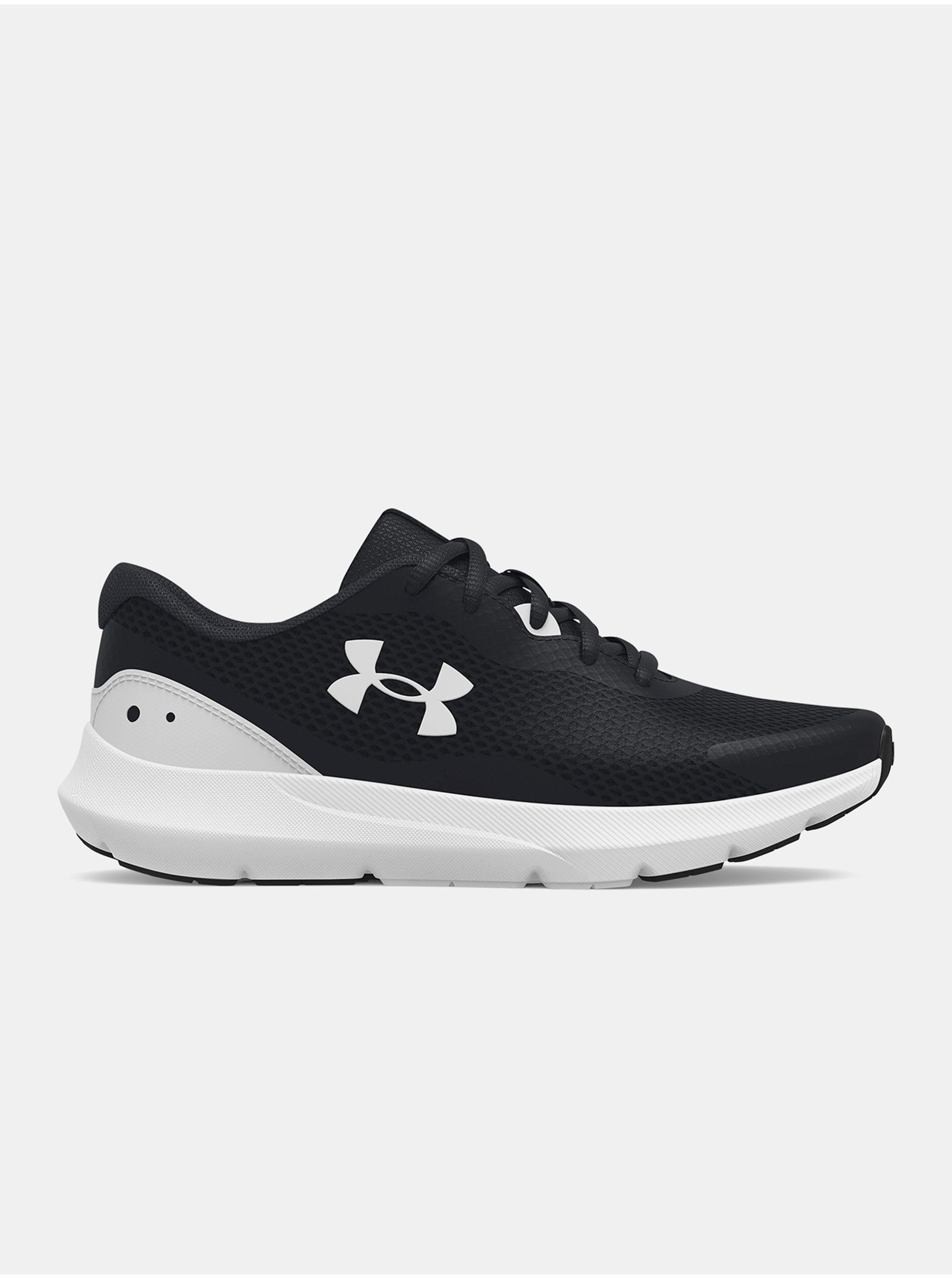 Lacno Čierne chlapčenské tenisky Under Armour UA BGS Surge 3