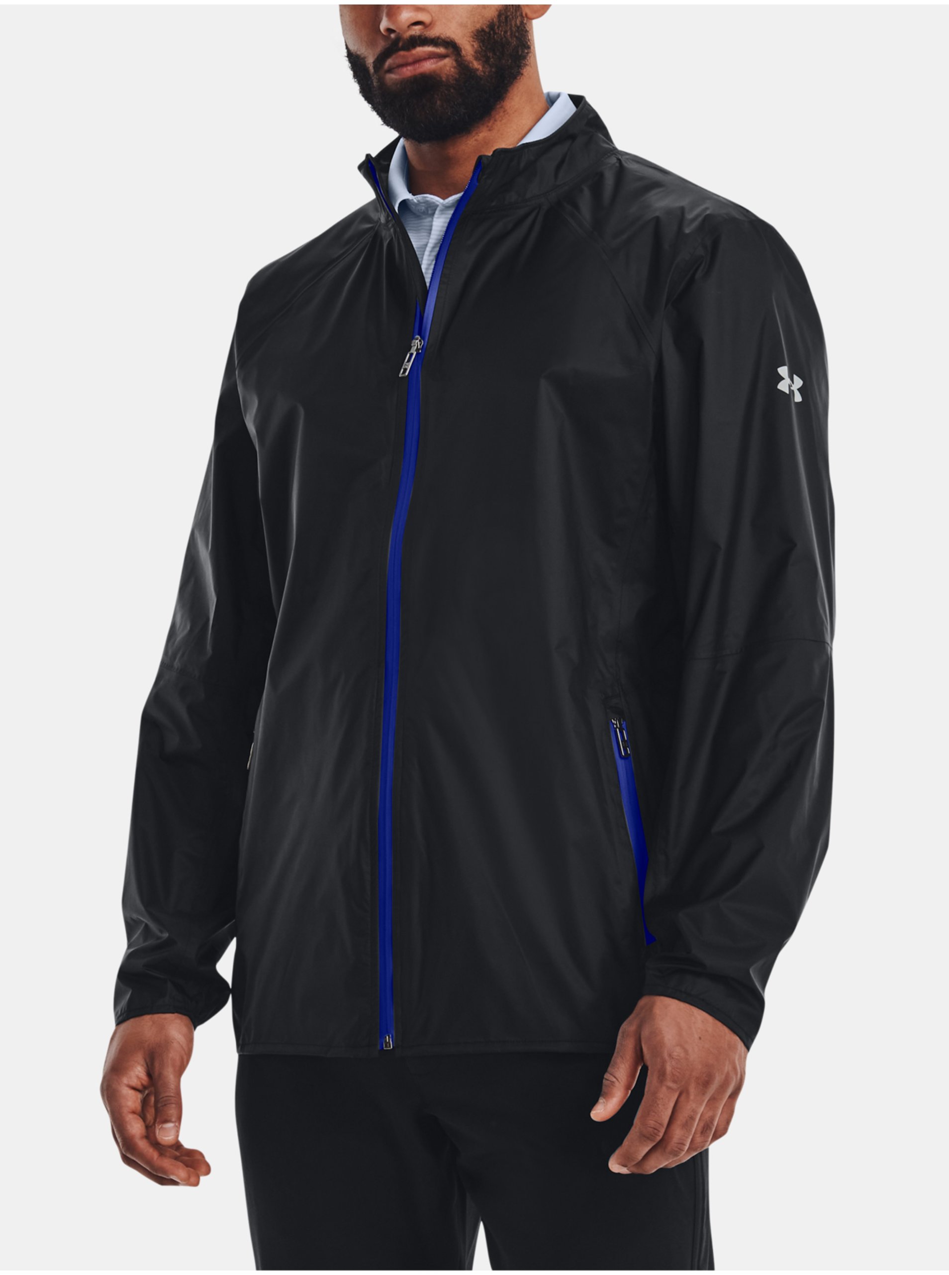 E-shop Černá pánská lehká bunda Under Armour UA Repel Golf Rain Jkt