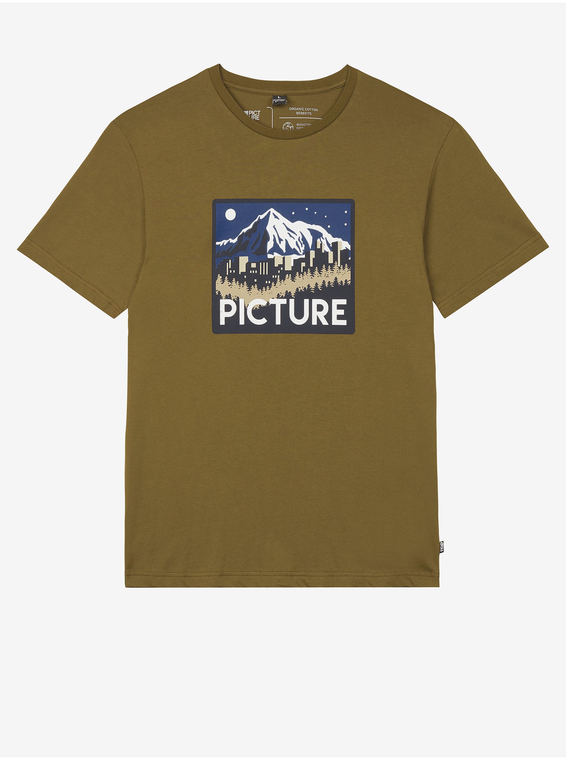 E-shop Khaki pánské tričko Picture