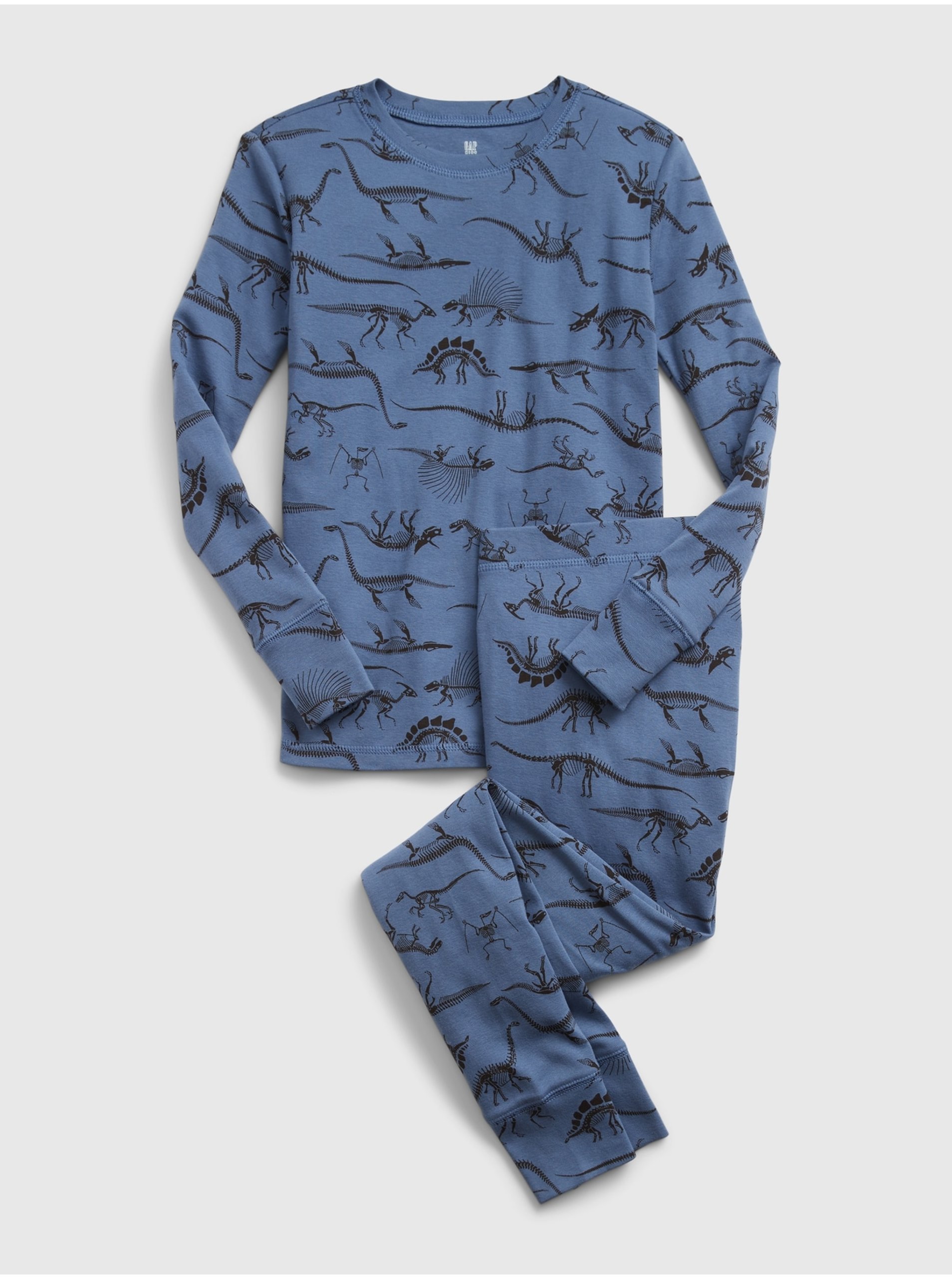 Levně Modré dětské vzorované pyžamo GAP