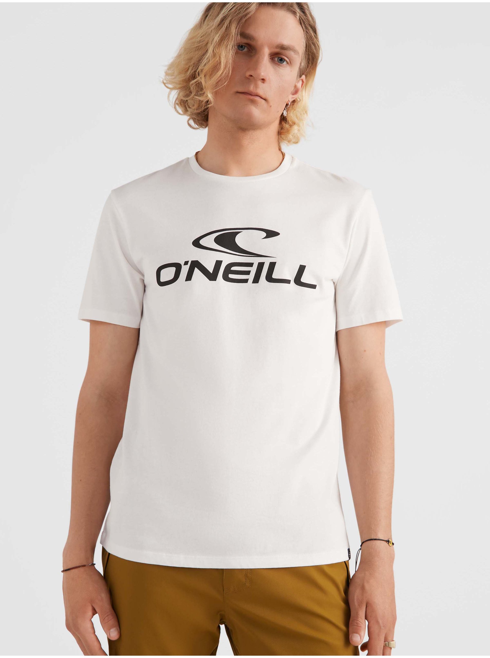 Lacno Biele pánske tričko O'Neill