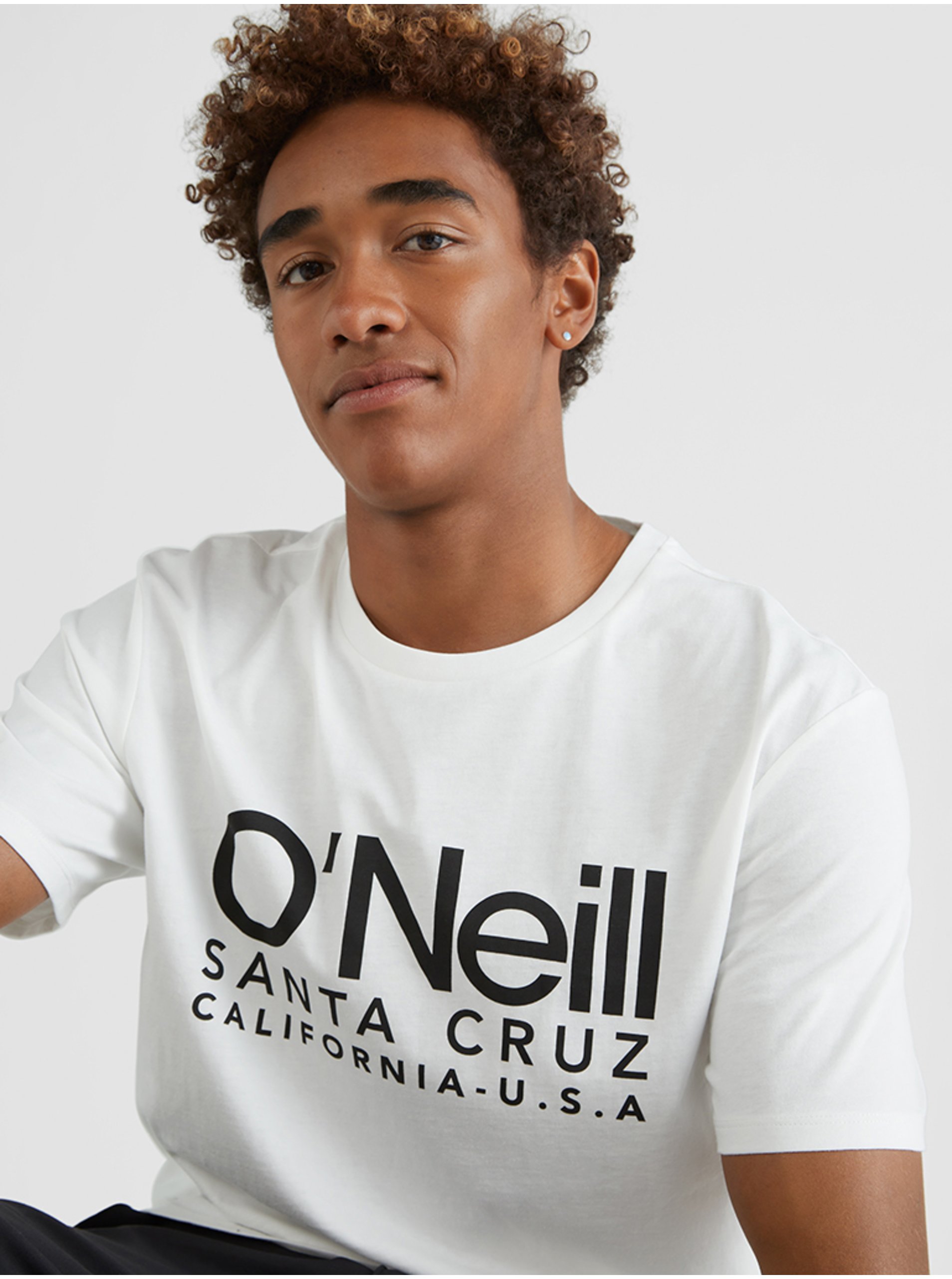 Lacno Biele pánske tričko O'Neill Cali