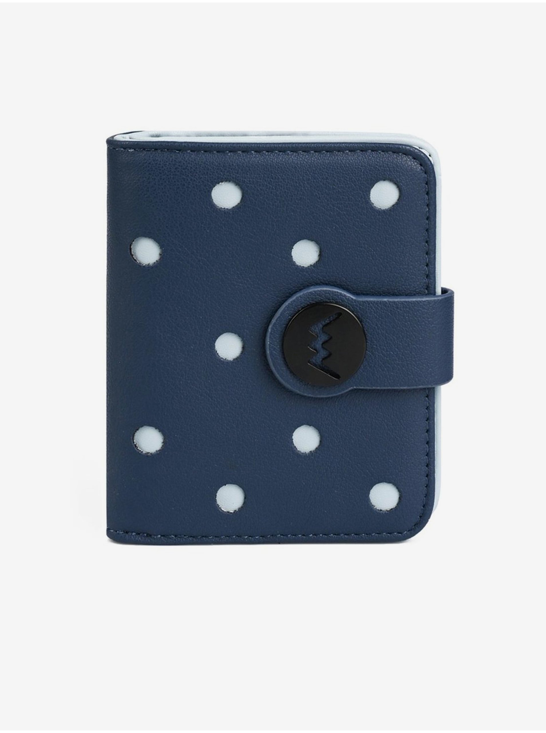 Levně Modrá dámská puntíkovaná peněženka Vuch Nenna