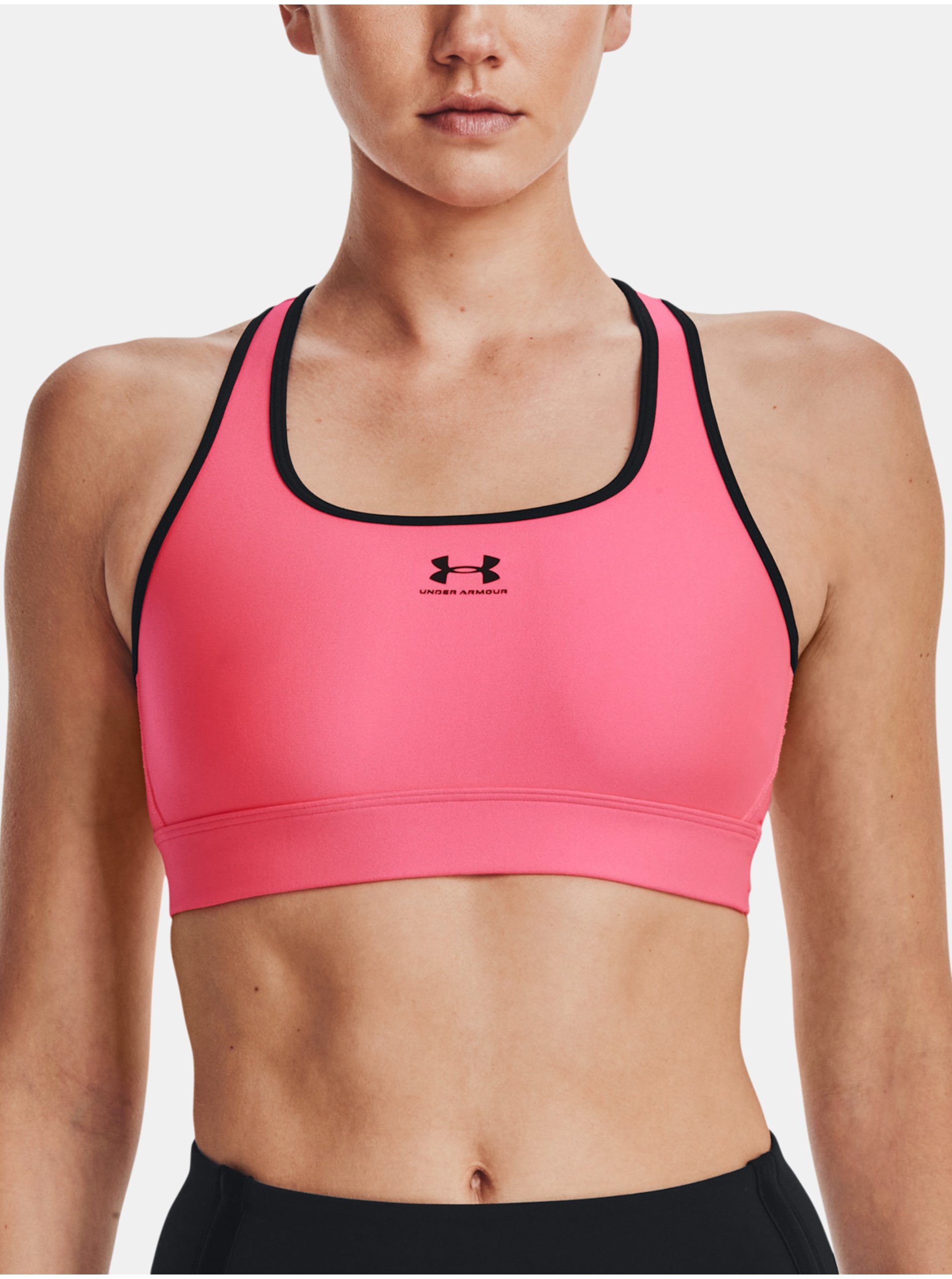 Lacno Ružová športová podprsenka Under Armour HG Armour Mid Padless