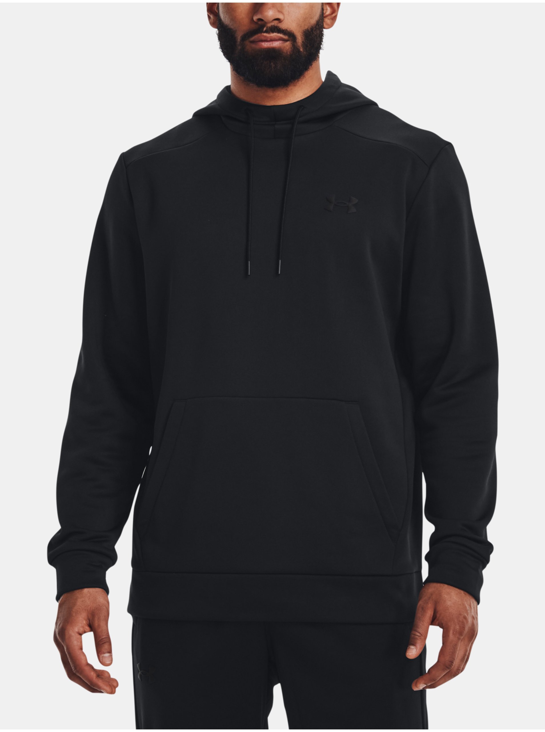 Lacno Mikina Under Armour UA Armour Fleece Hoodie - čierna