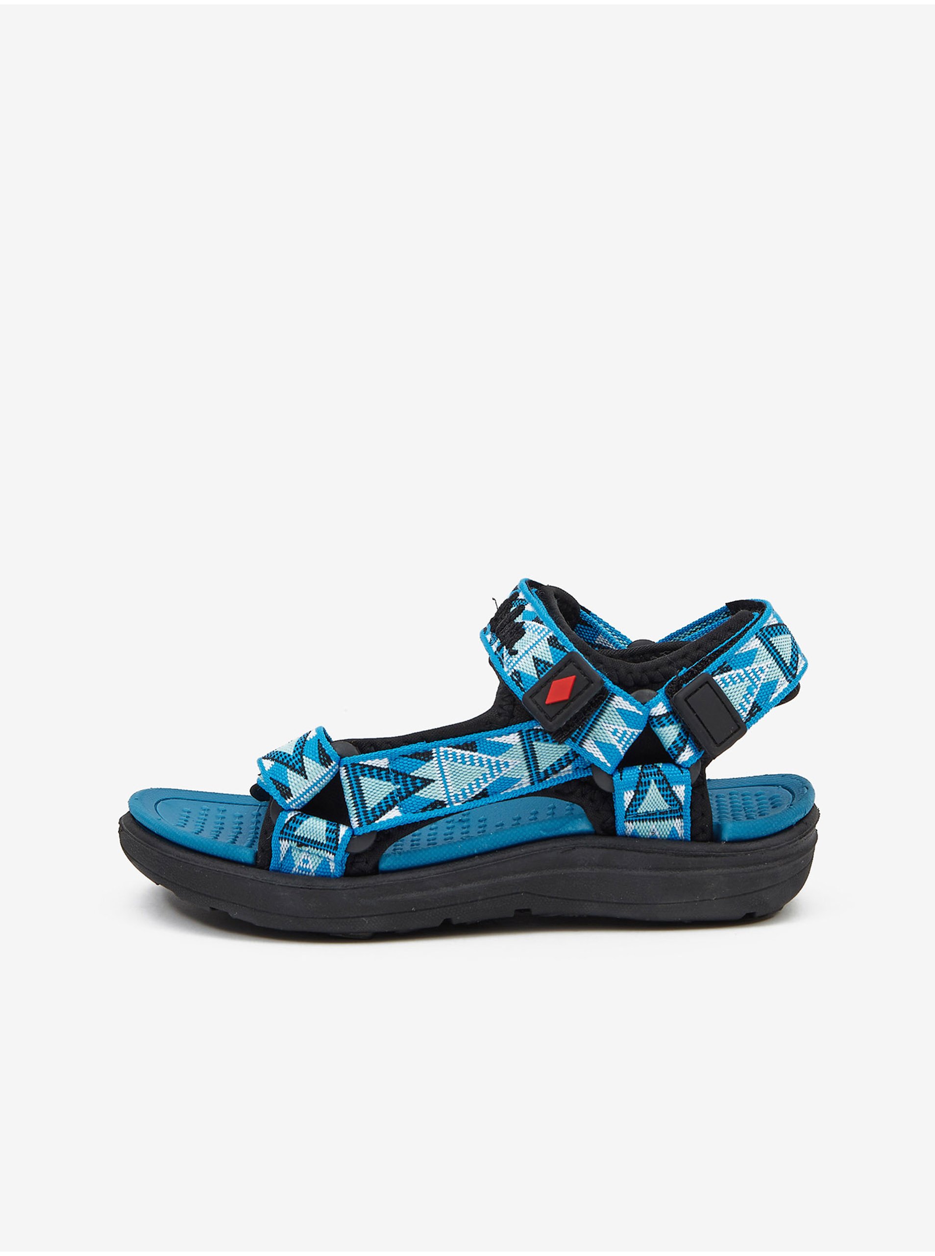Lacno Modré chlapčenské vzorované sandále Lee Cooper