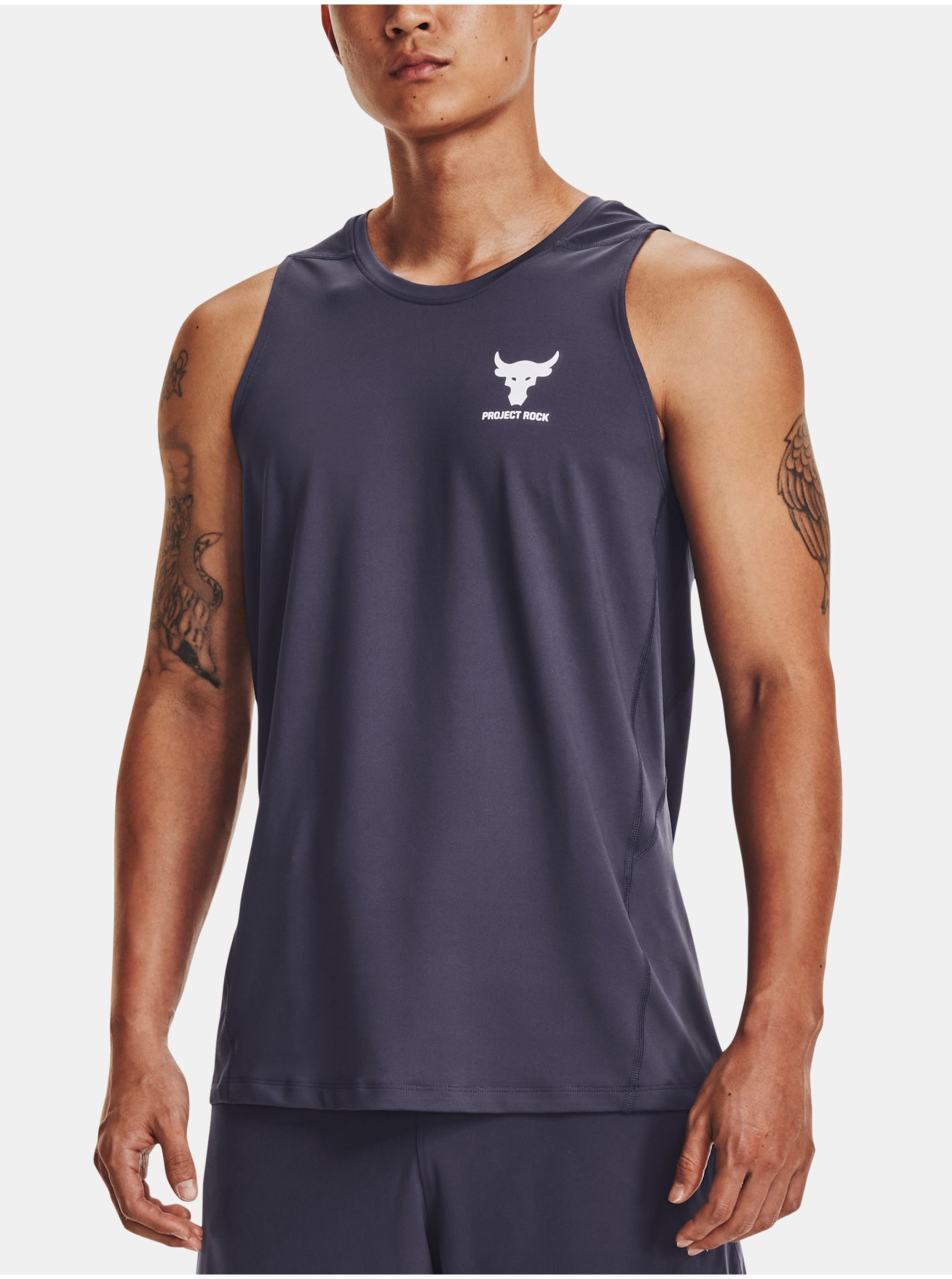 Levně Tílko Under Armour UA Pjt Rk ArmourPrint Ftd Tk-GRY