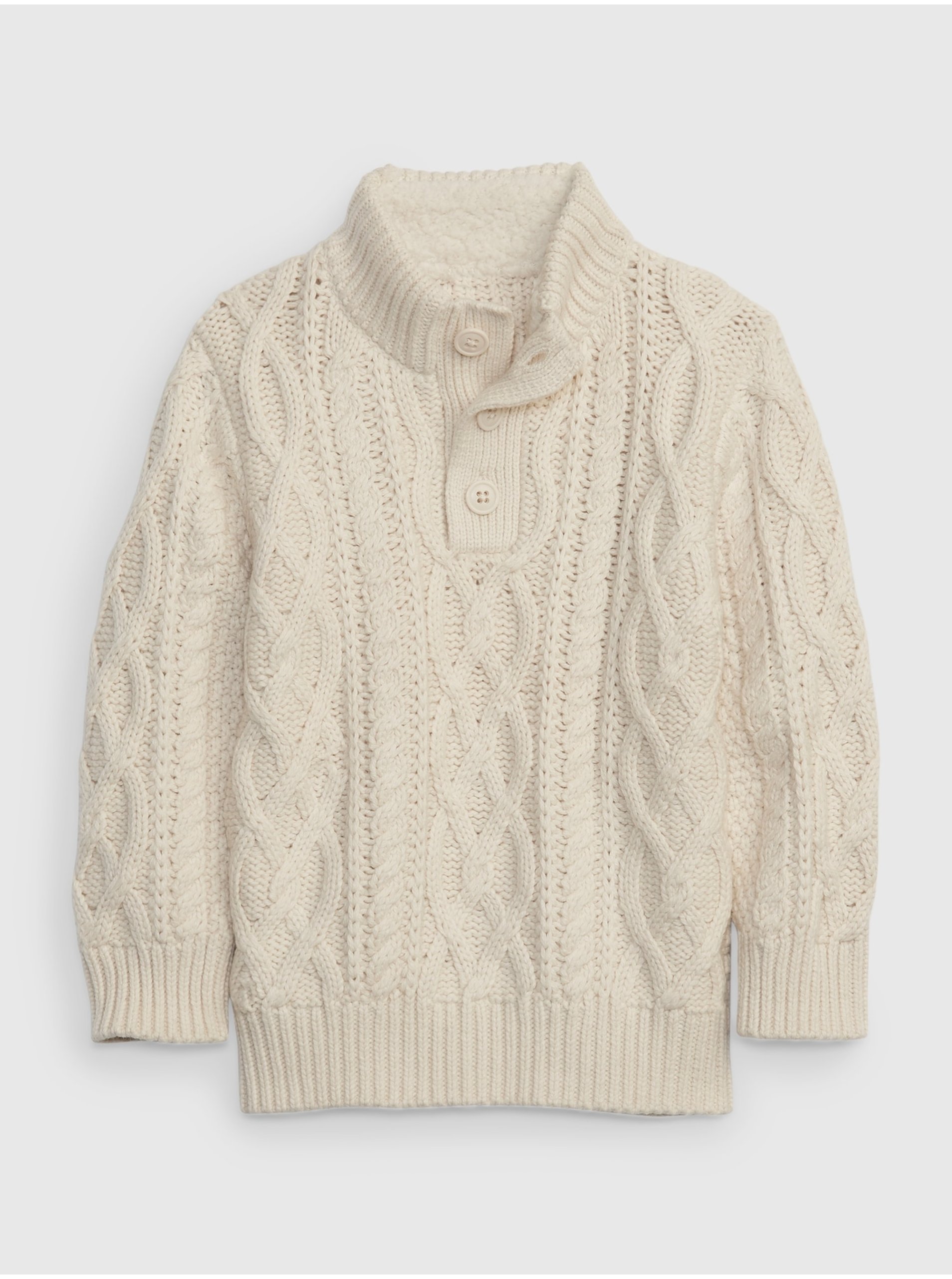 Lacno Béžový detský pletený sveter GAP
