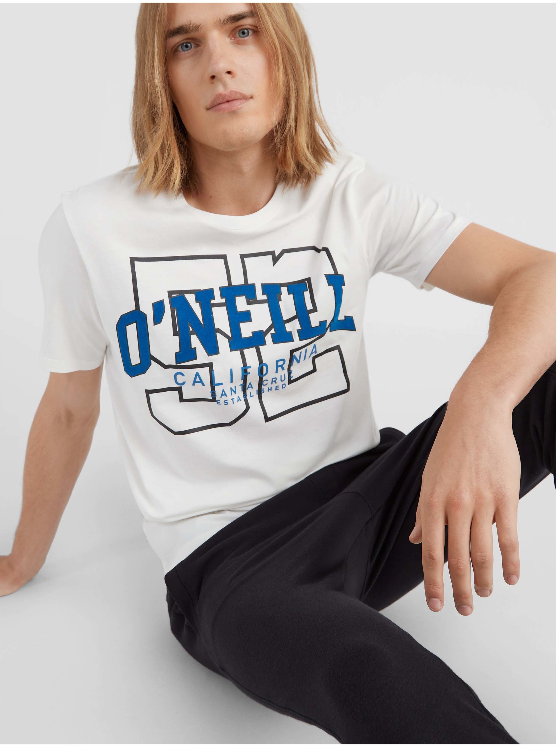 E-shop Bílé pánské tričko O'Neill Surf State