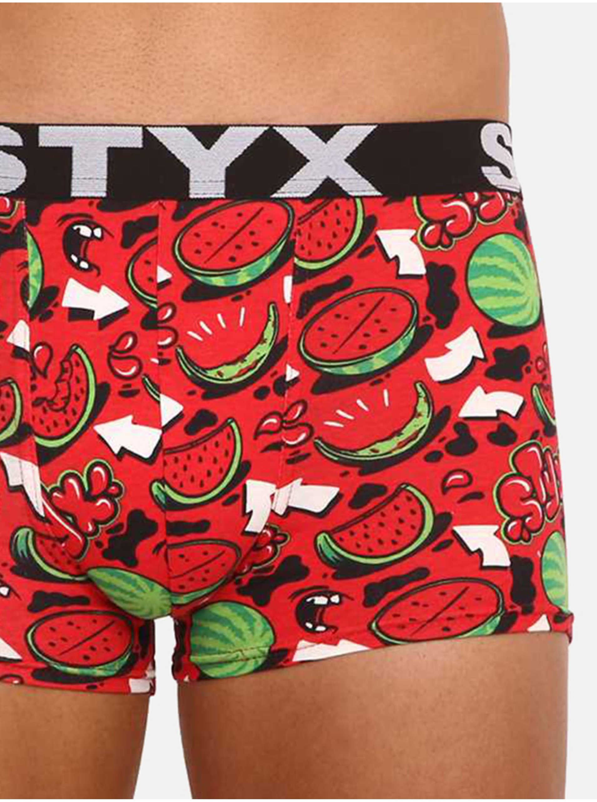 Pánské boxerky Styx art sportovní guma melouny