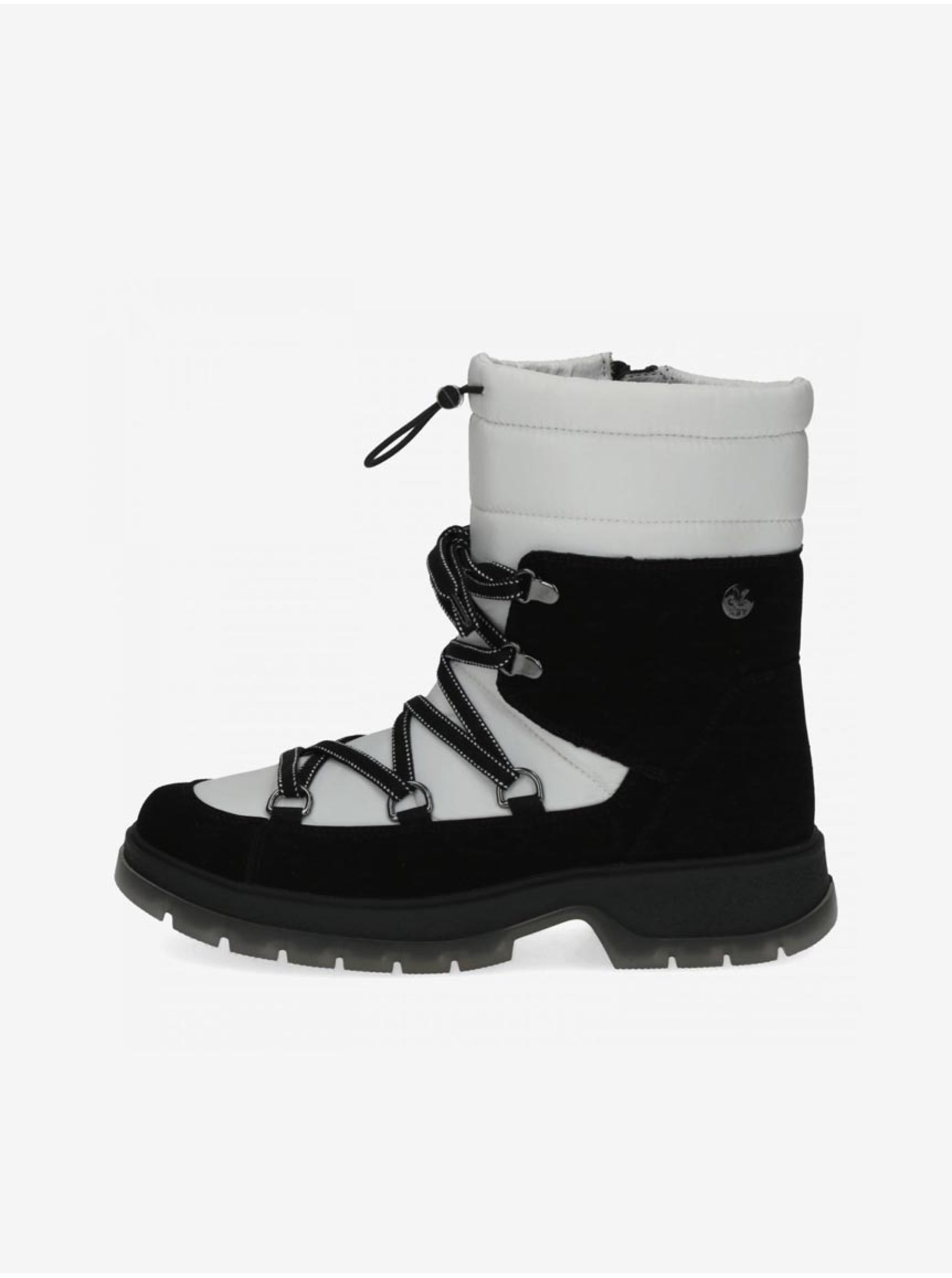 Lacno Zimná obuv pre ženy Caprice - biela, čierna