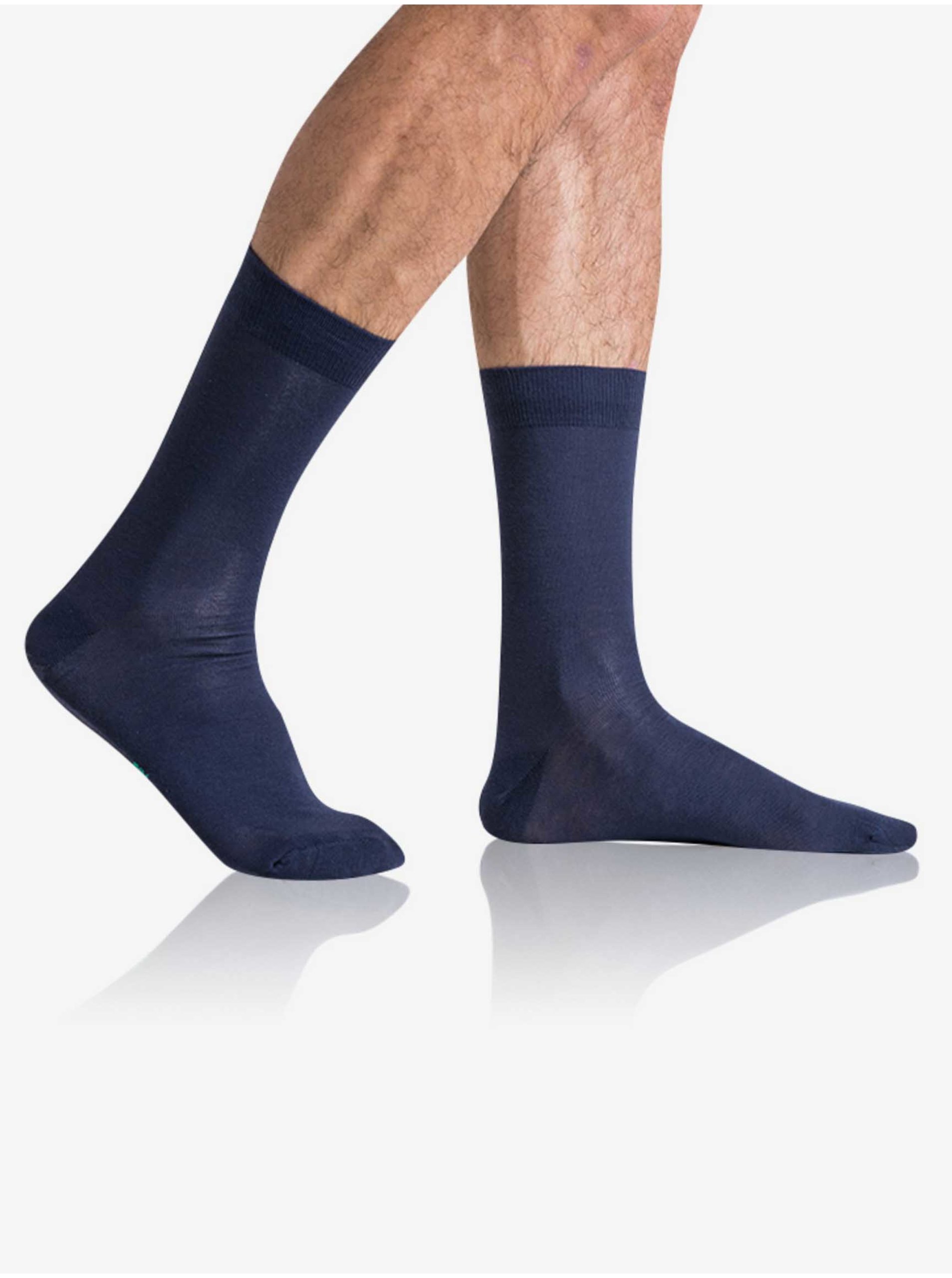Lacno Tmavomodré pánske ponožky Bellinda GREEN ECOSMART MEN SOCKS