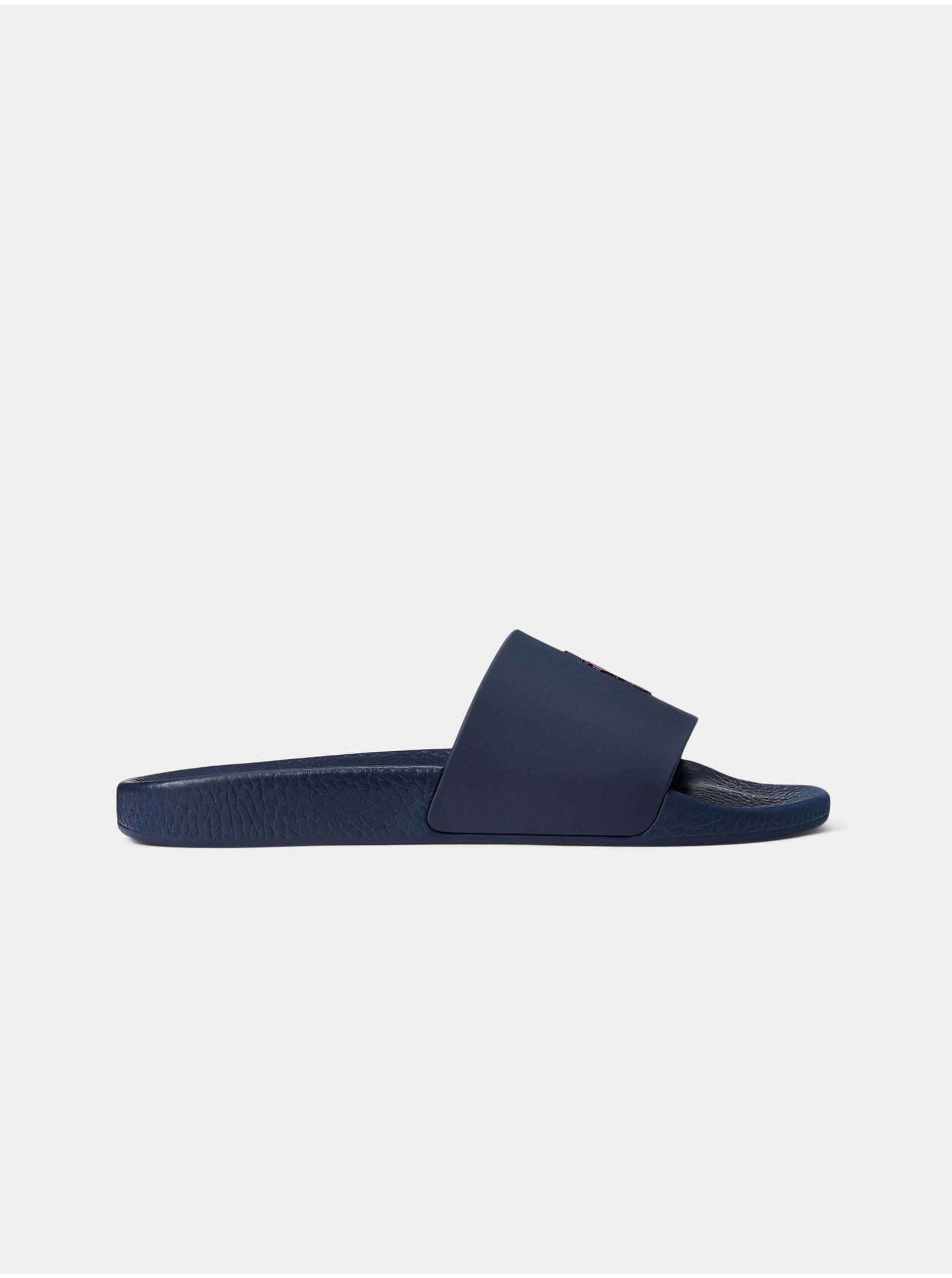 Lacno Sandále, papuče pre mužov POLO Ralph Lauren - tmavomodrá