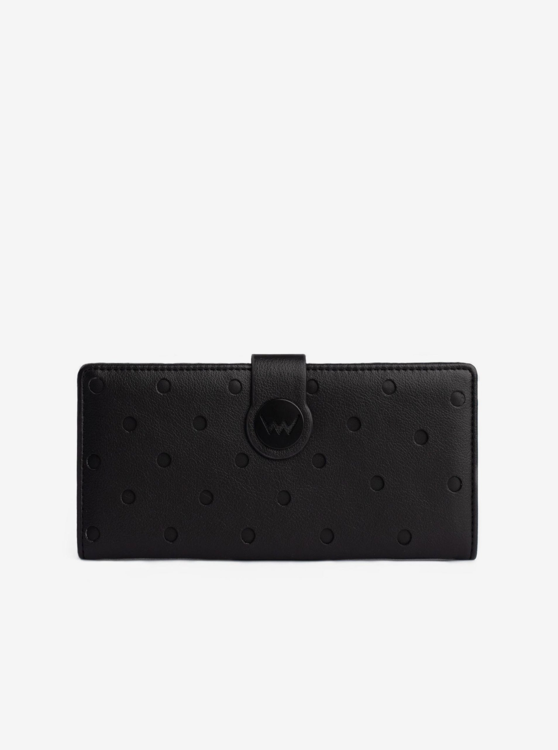 E-shop Vuch velká puntíkatá peněženka na patent Pippa Black