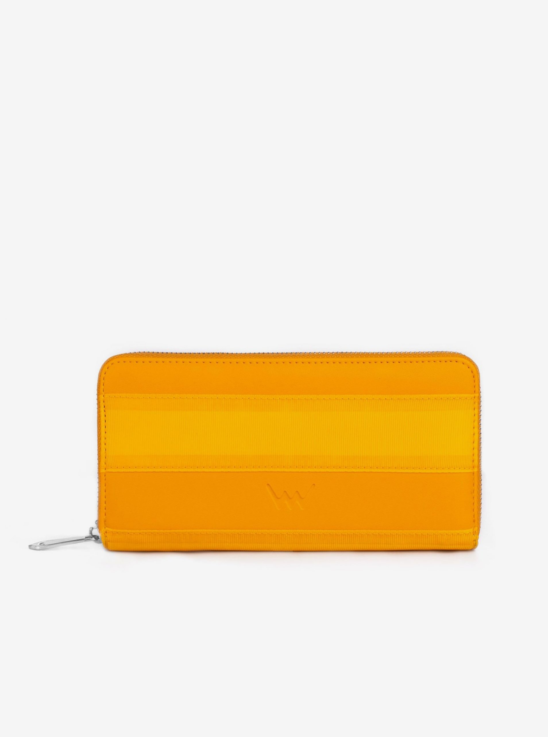 Levně Vuch velká žlutá peněženka s ozdobným pruhem
