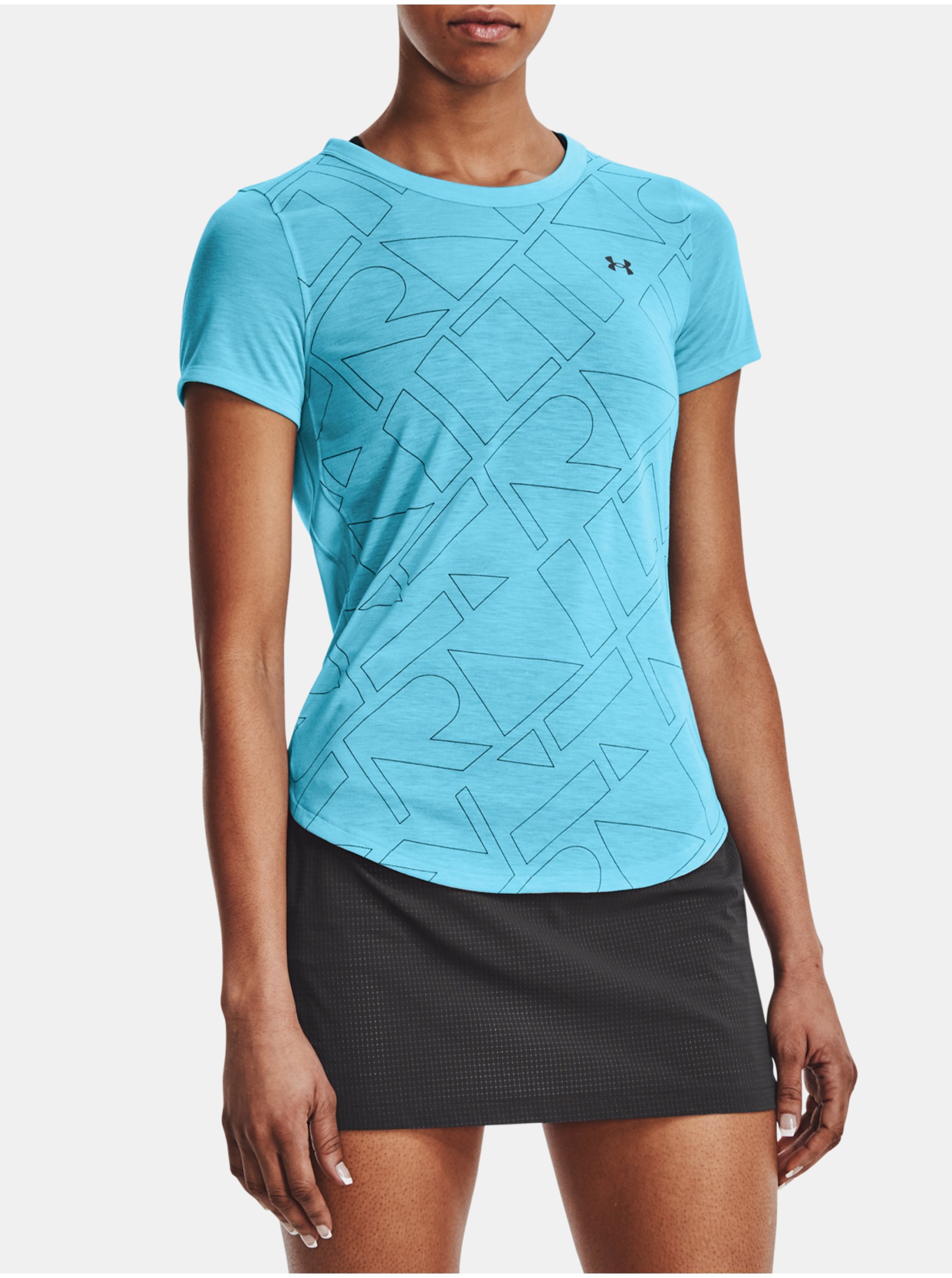 Lacno Modré dámske športové tričko Under Armour UA Run Trail Tee