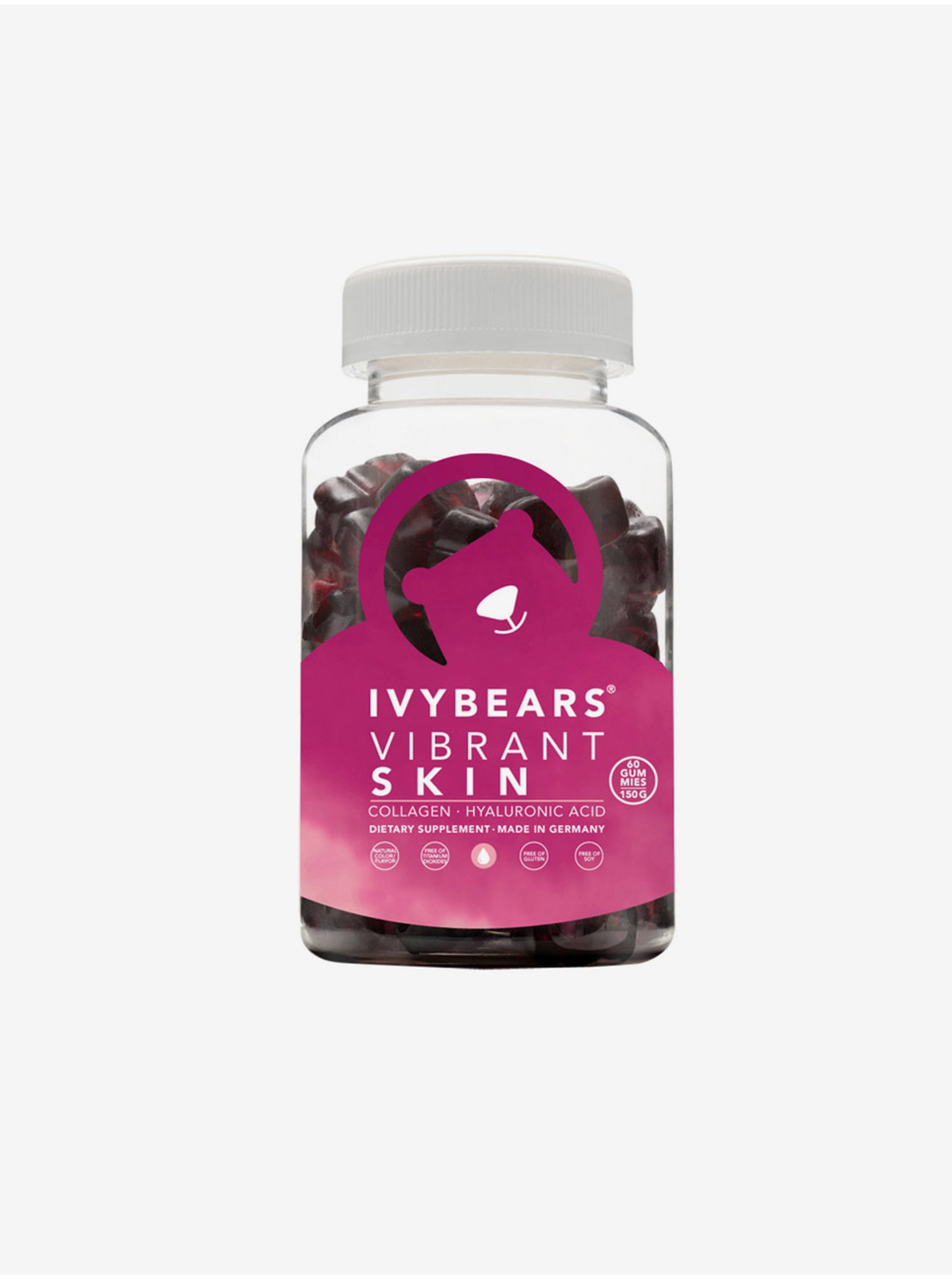 Levně Vitamíny pro zářivou pleť IvyBears Vibrant Skin (60 ks)