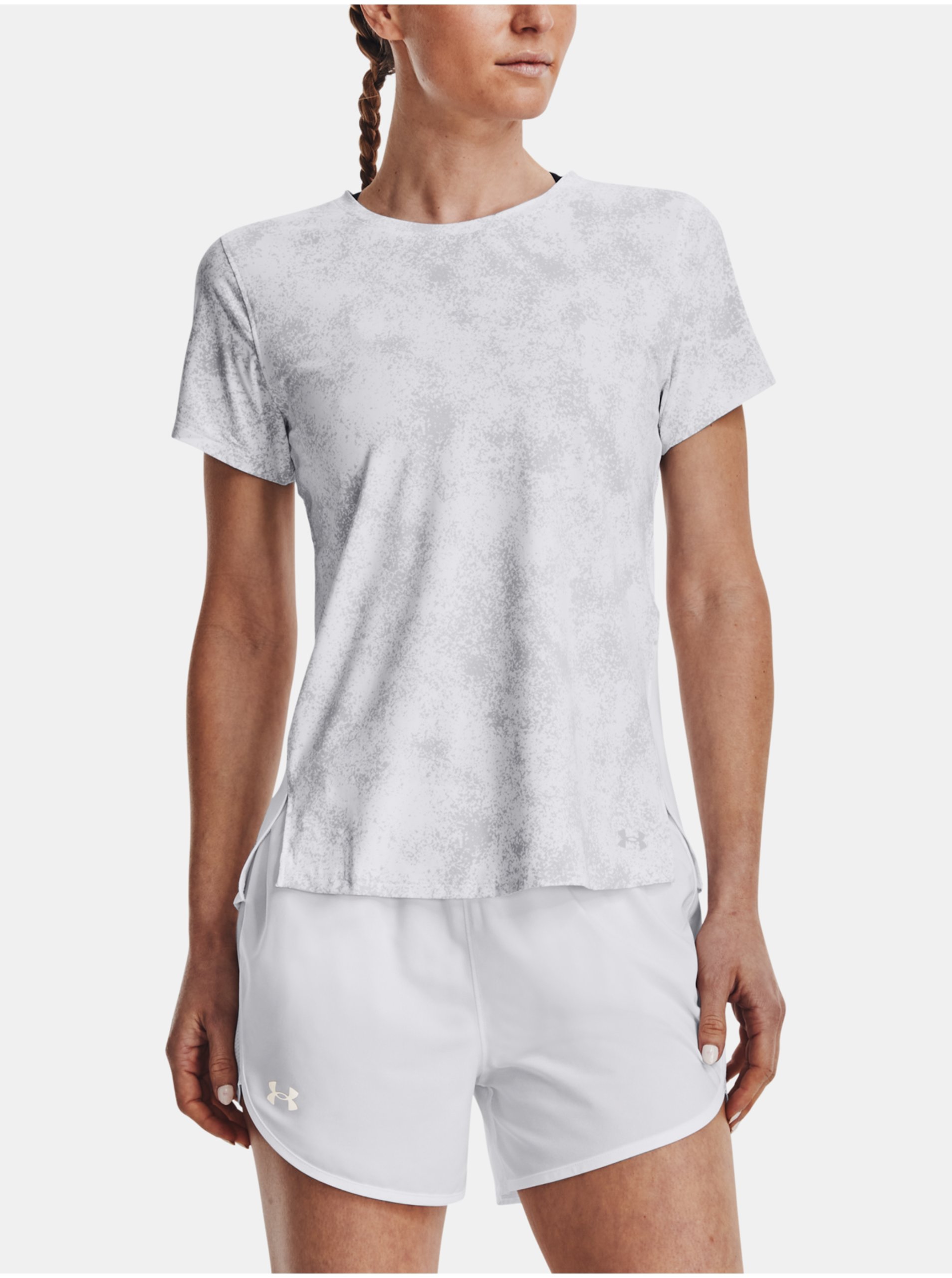 Lacno Topy a trička pre ženy Under Armour - biela, svetlosivá