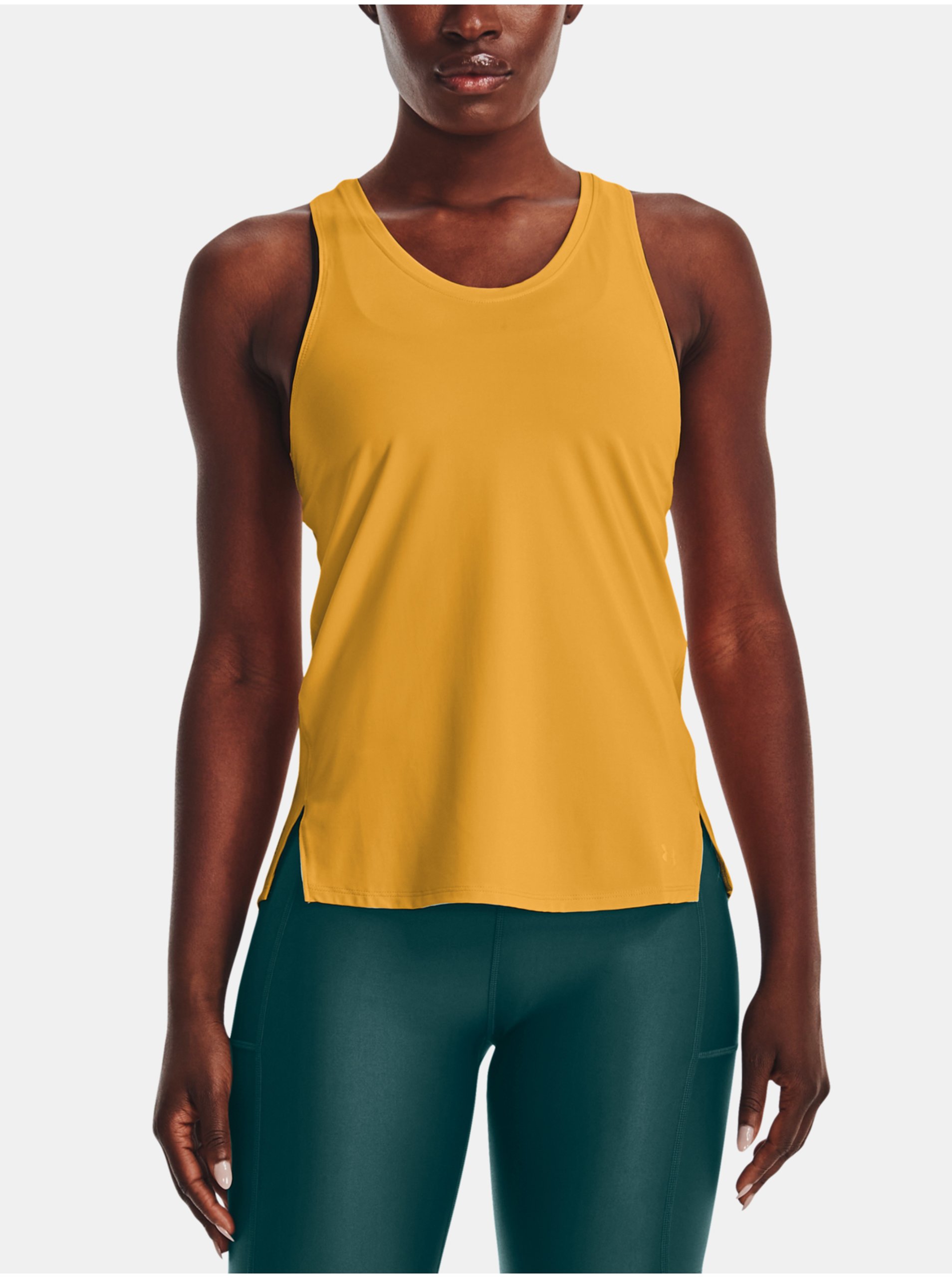Lacno Topy a tričká pre ženy Under Armour - žltá