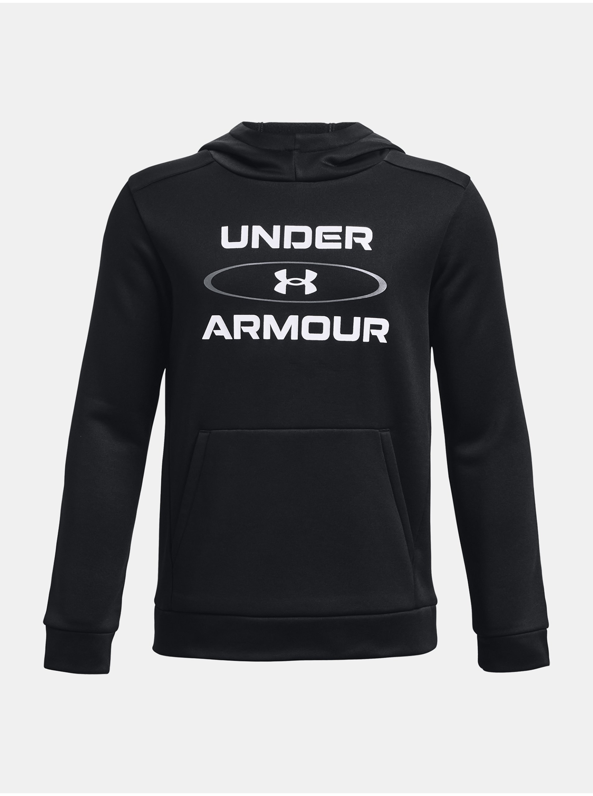 Levně Černá klučičí mikina Under Armour UA Armour Fleece Graphic HD