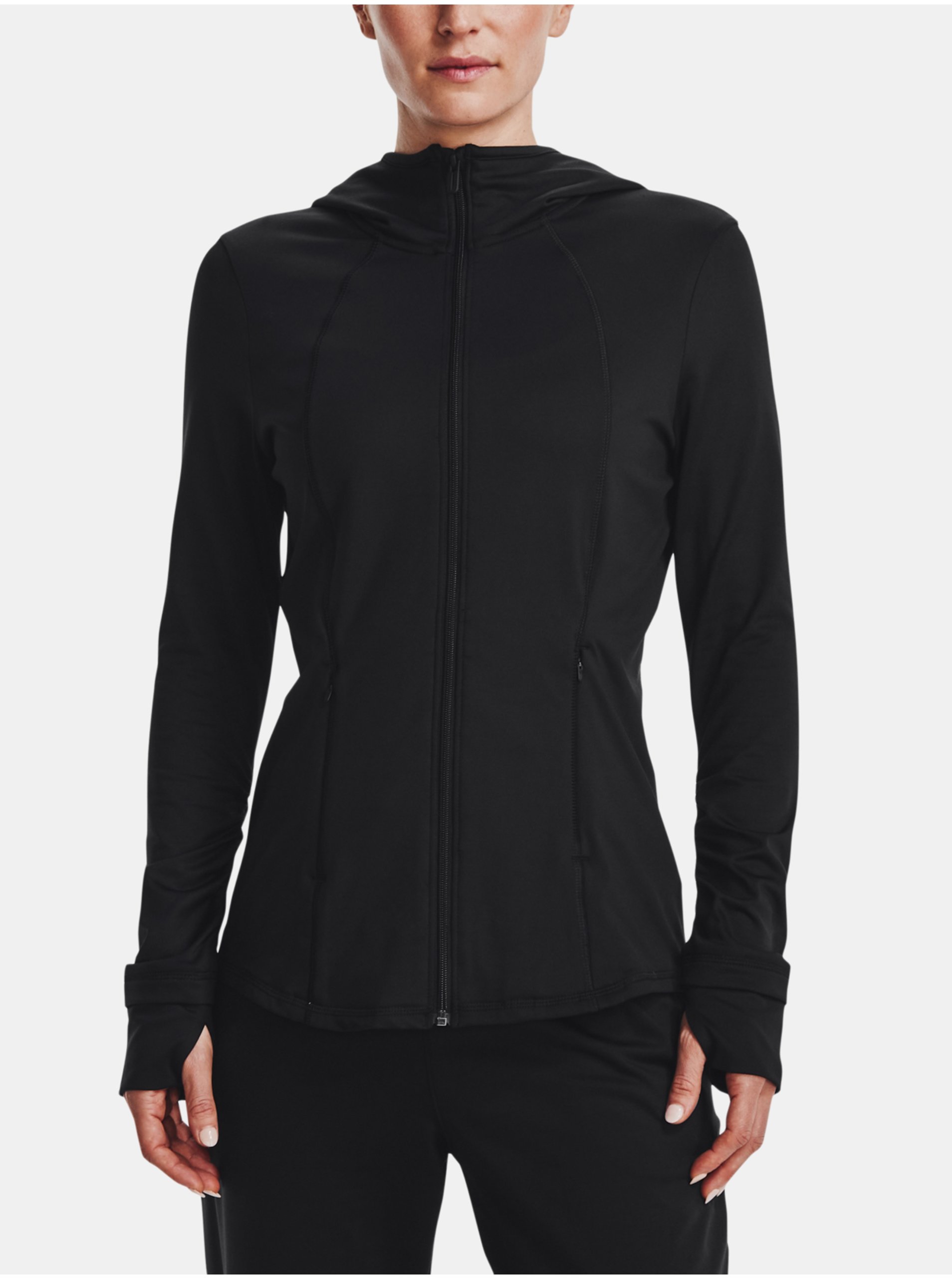 Lacno Čierna dámska bunda Under Armour UA Meridian CW Jacket