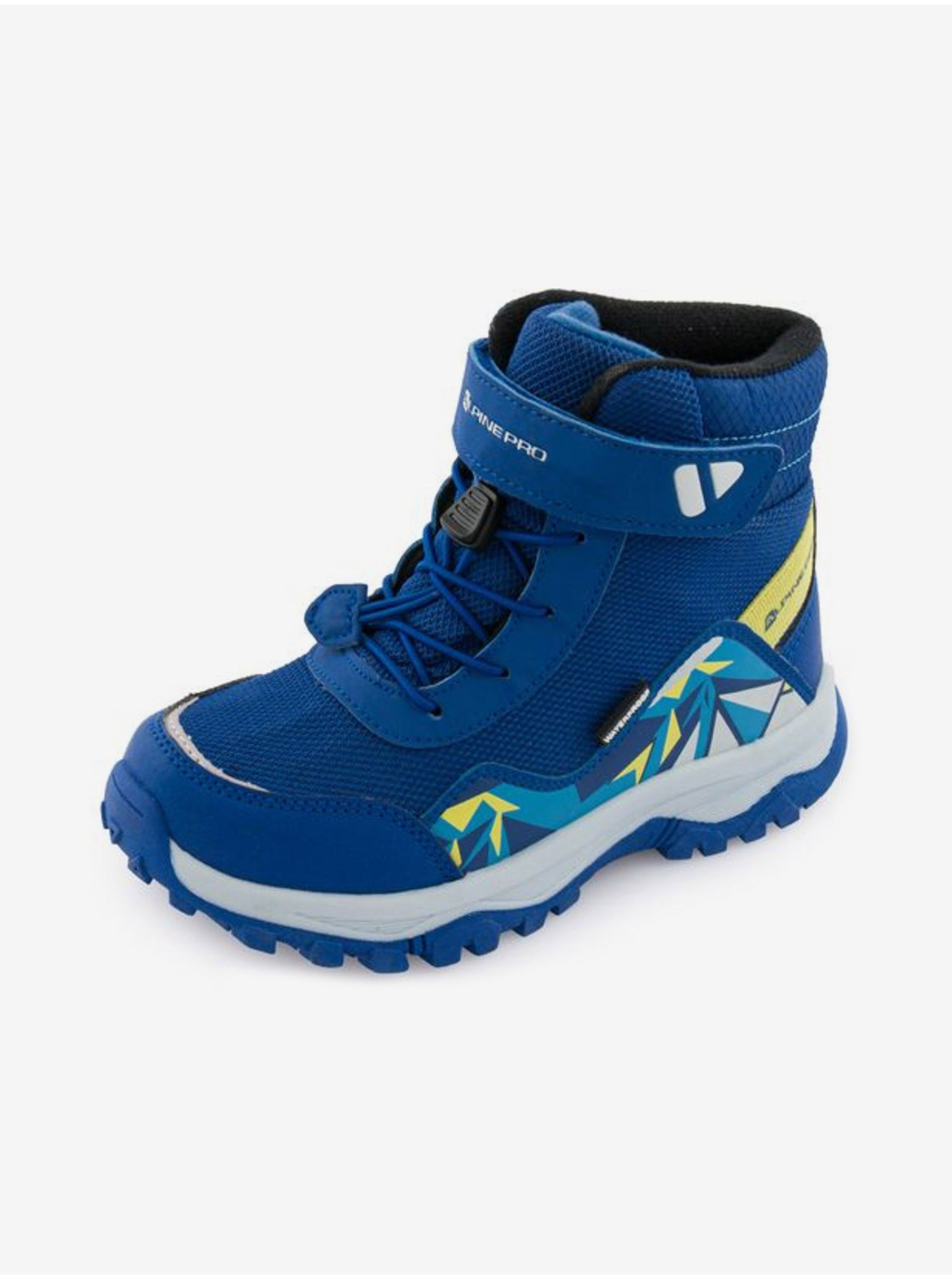 E-shop Modré dětské zimní kotníkové boty ALPINE PRO Colemo
