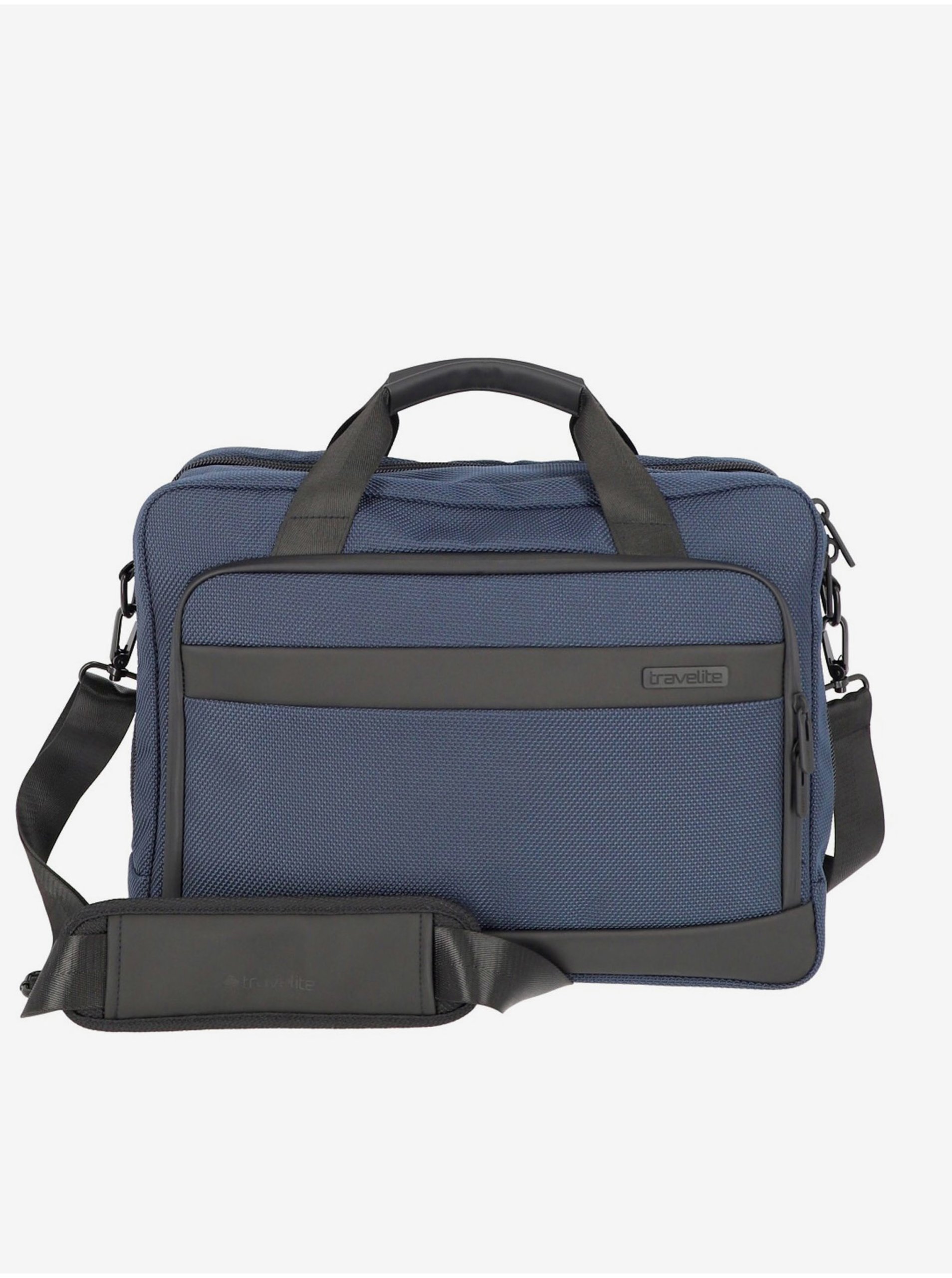 E-shop Tmavě modrá pánská taška Travelite Meet Laptop Bag Navy