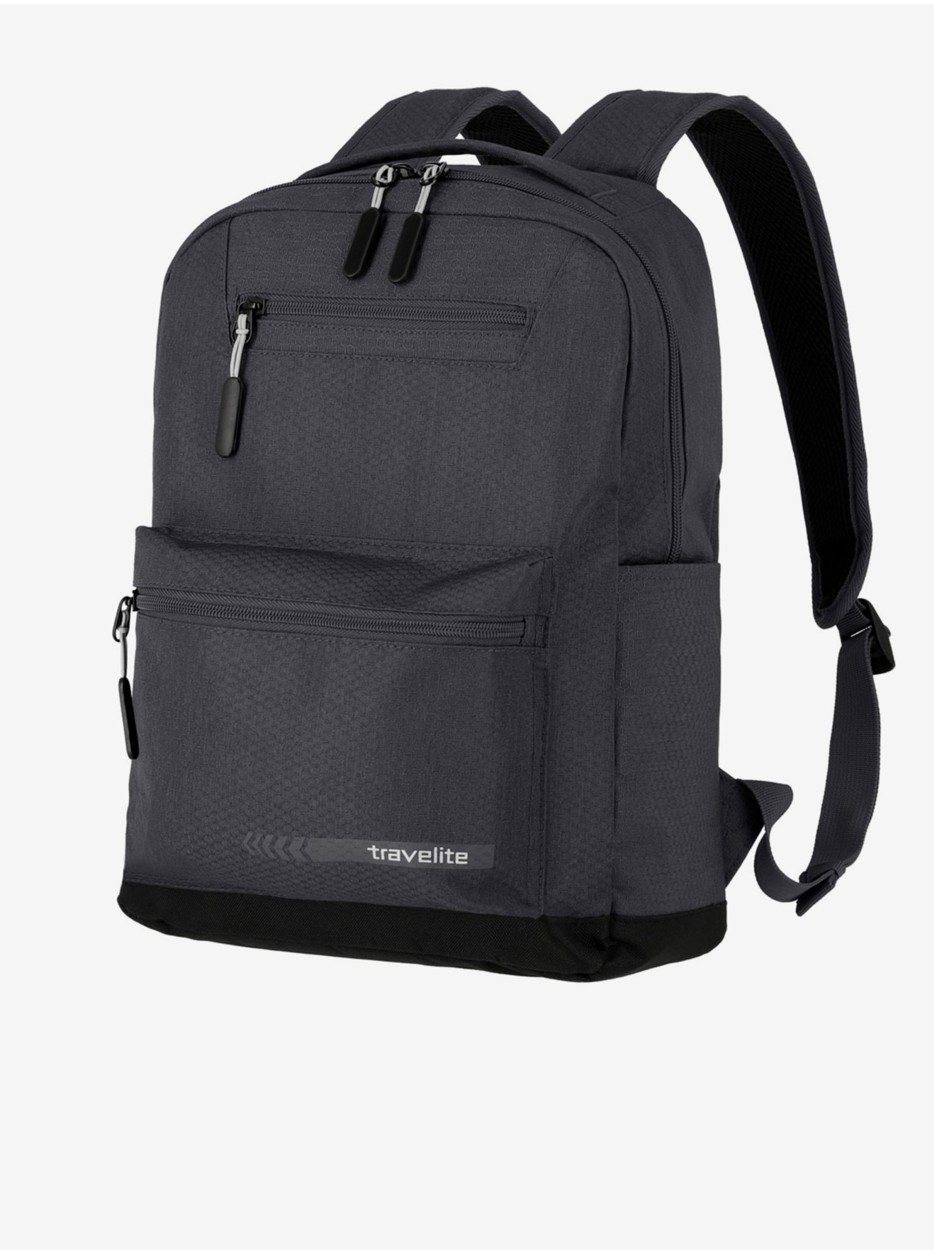 Levně Tmavě šedý batoh Travelite Kick Off Backpack M Anthracite