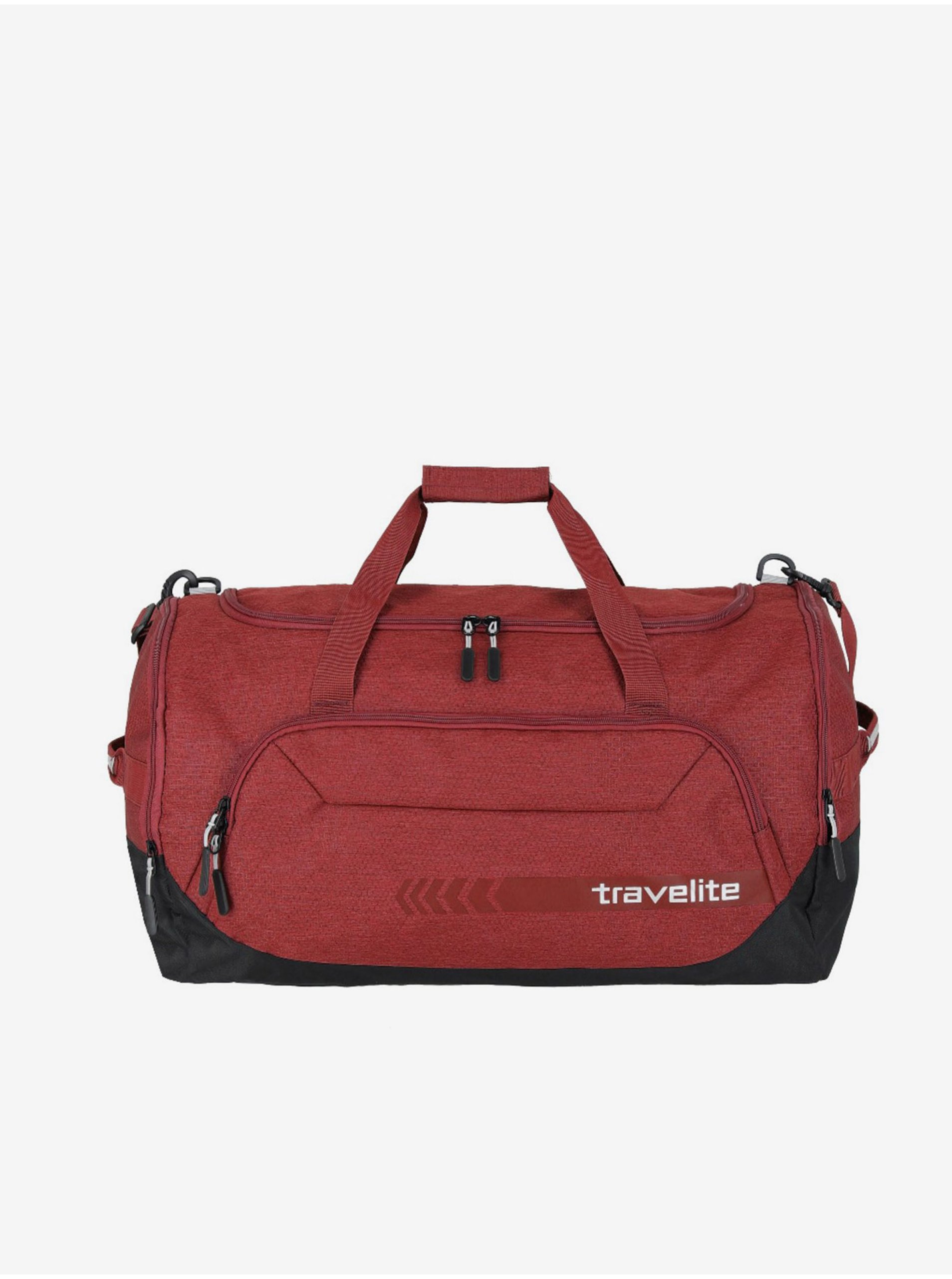 E-shop Červená cestovná taška Travelite Kick Off Duffle L Red