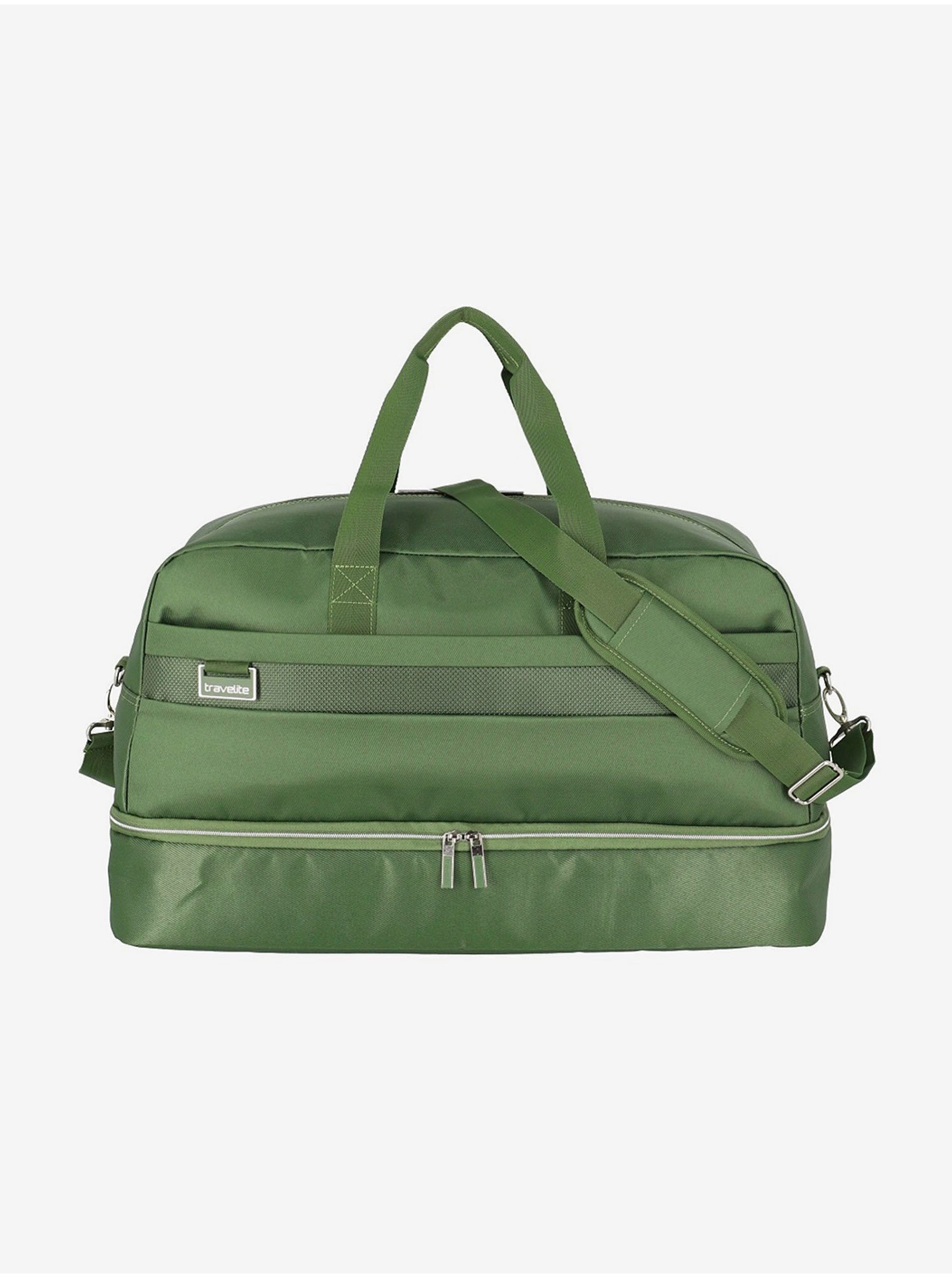 Levně Zelená cestovní taška Travelite Miigo Weekender Green