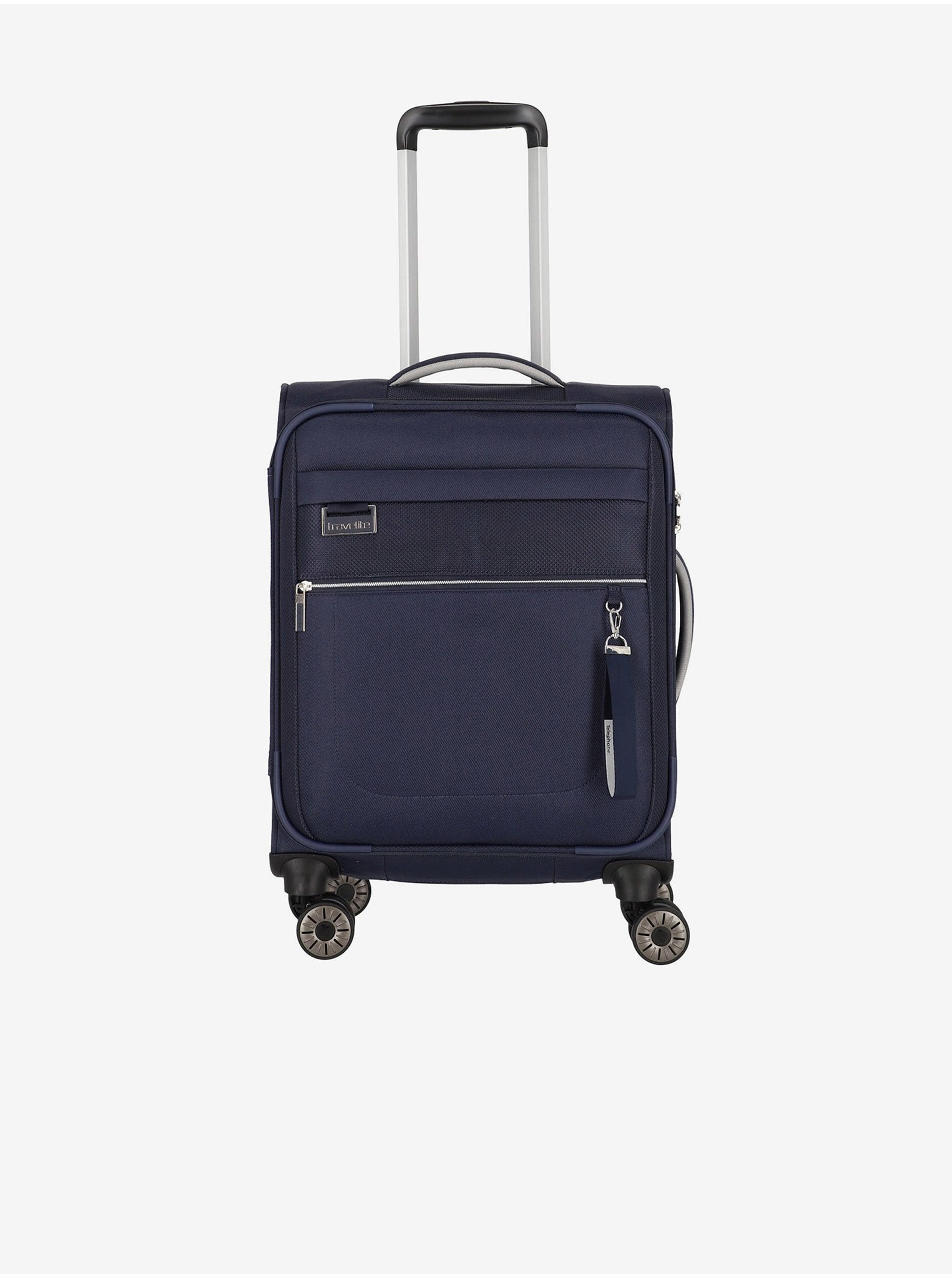 Levně Tmavě modrý cestovní kufr Travelite Miigo