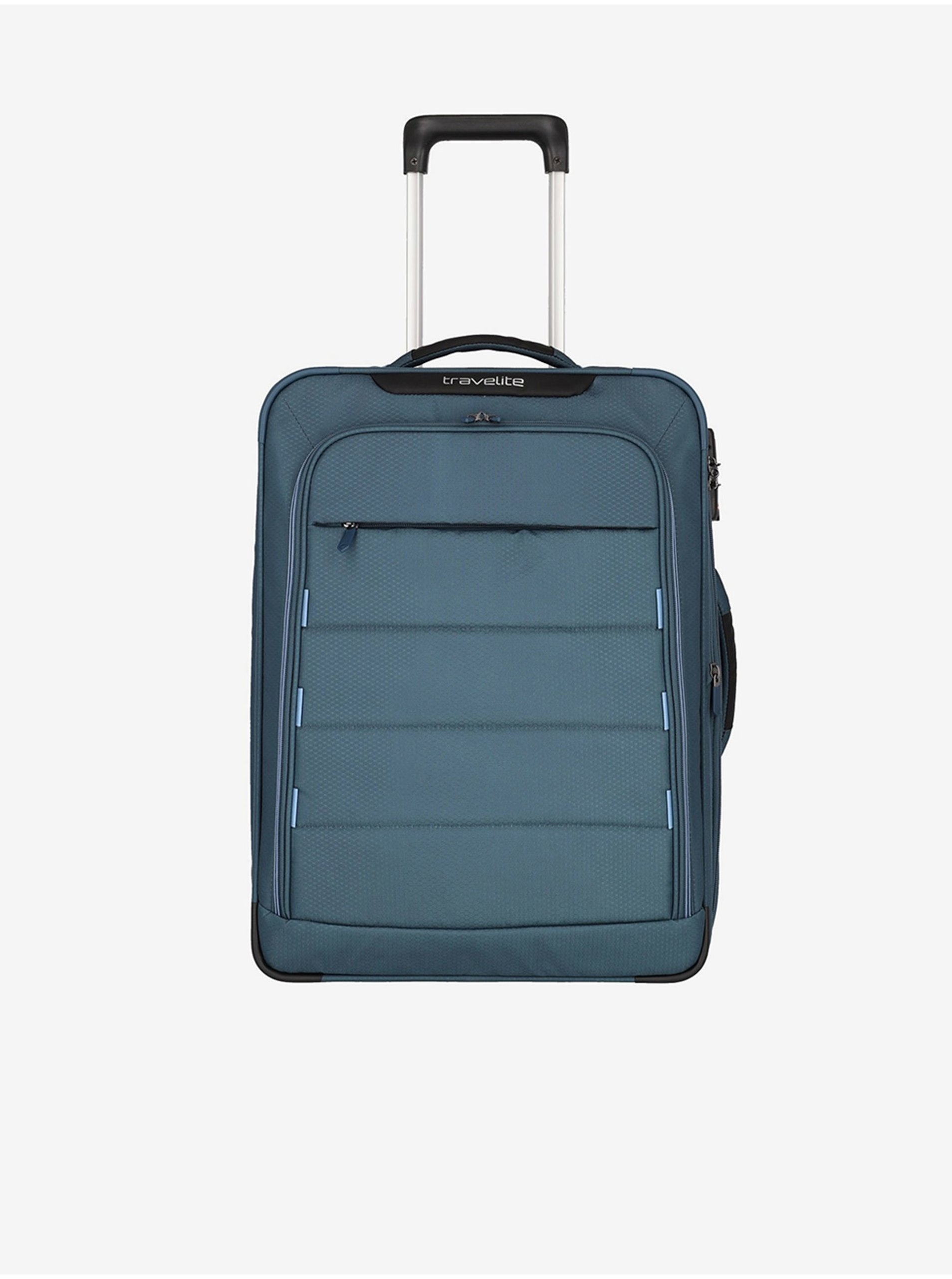 Levně Modrý cestovní kufr Travelite Skaii 2w S Blue