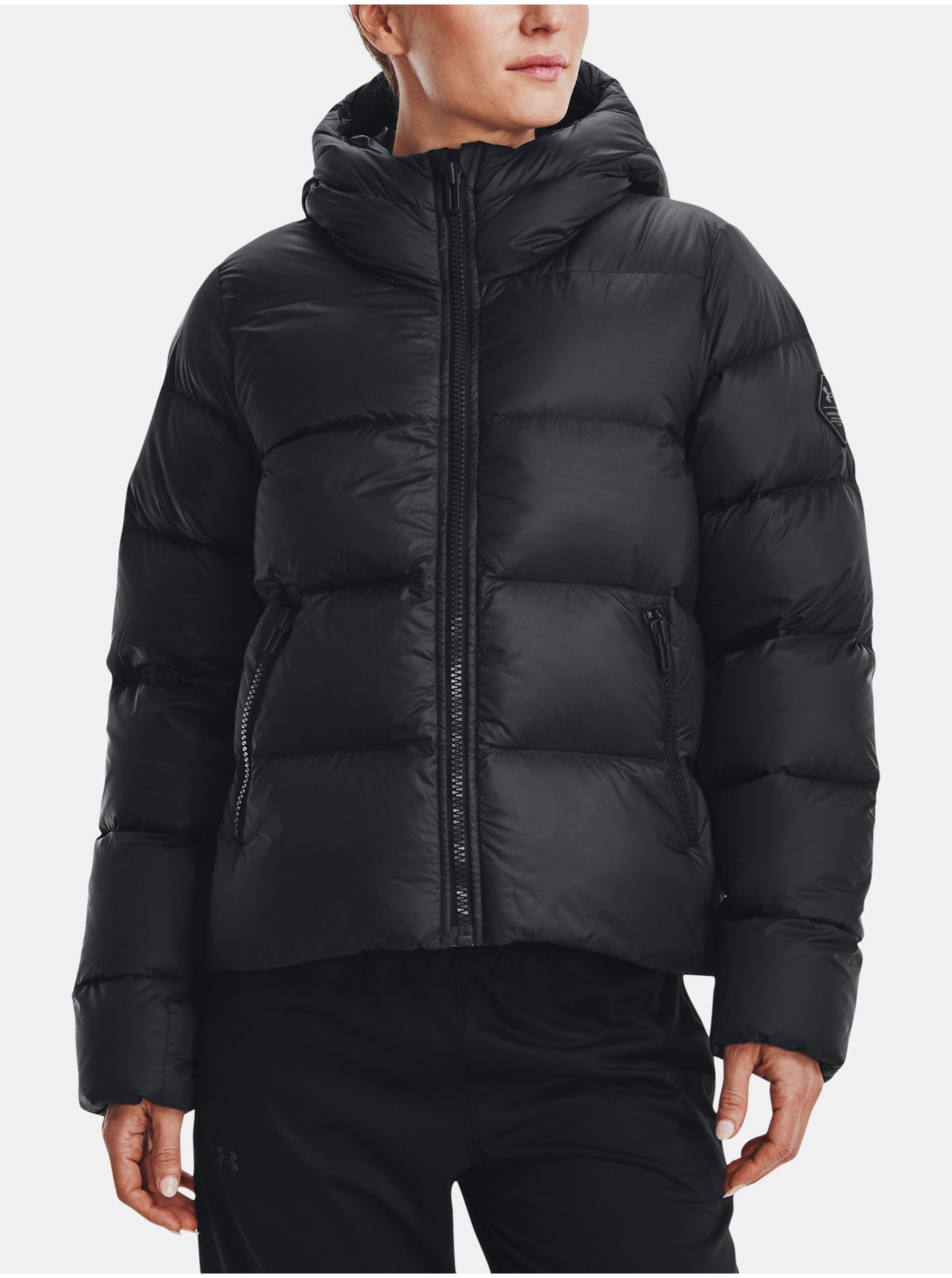 E-shop Čierna dámska zimná páperová bunda Under Armour UA CGI Down Jkt