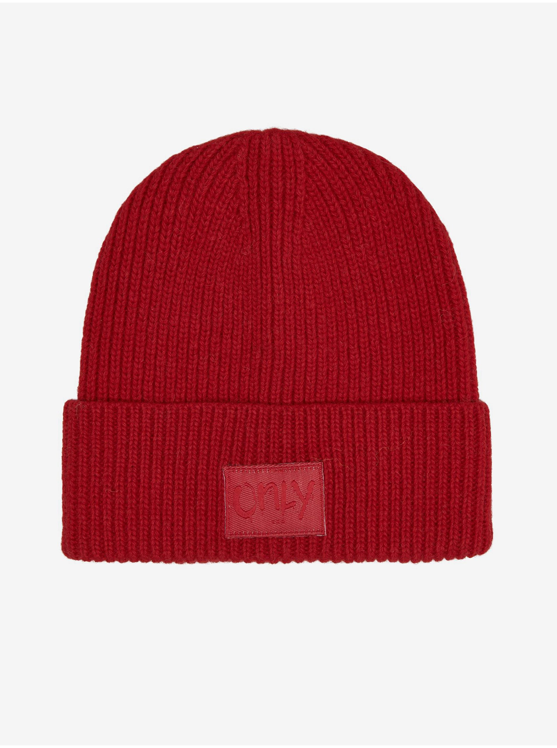E-shop Čiapky, čelenky, klobúky pre ženy ONLY - červená