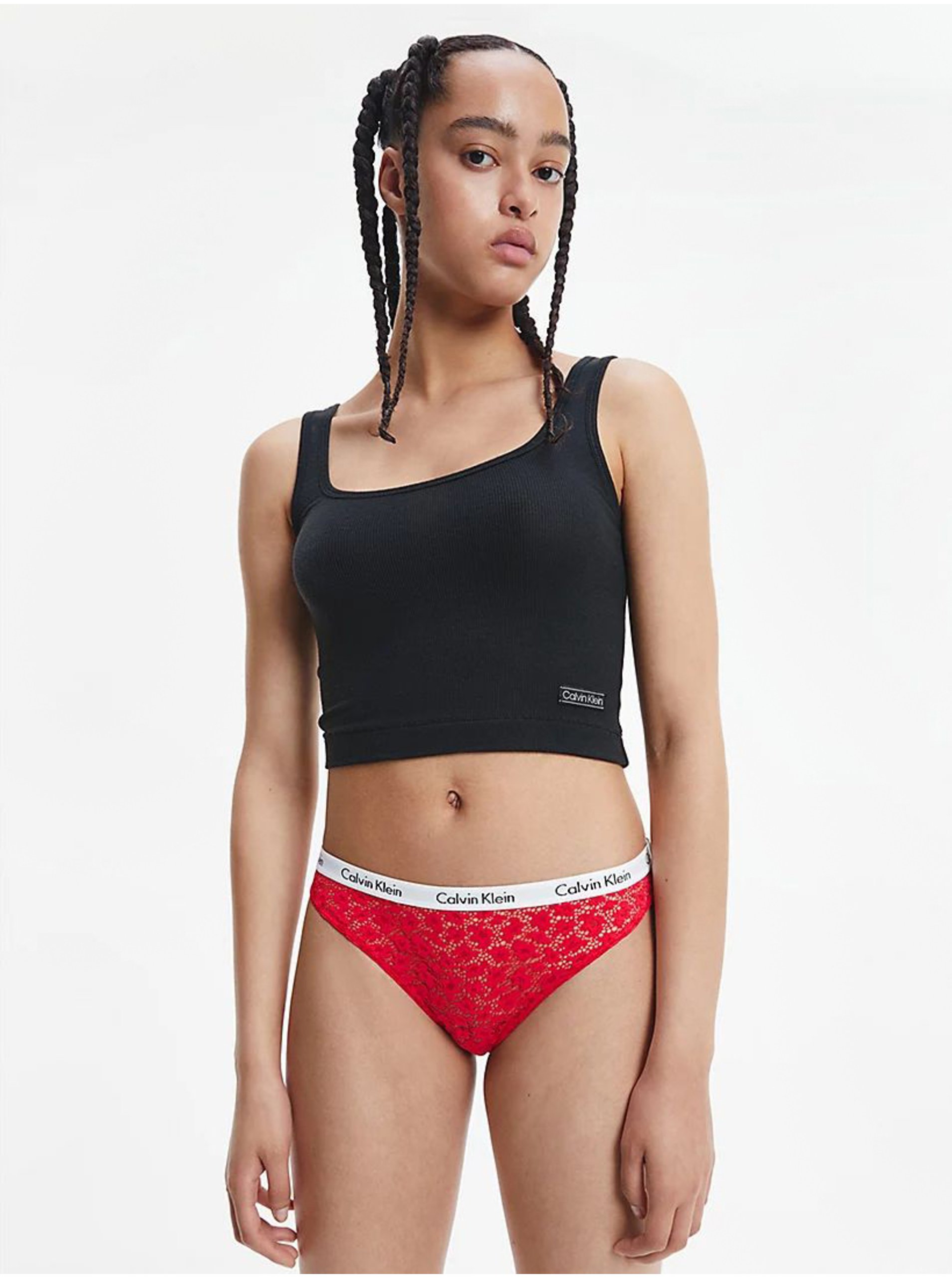 cervene-damske-krajkove-kalhotky-calvin-klein-underwear
