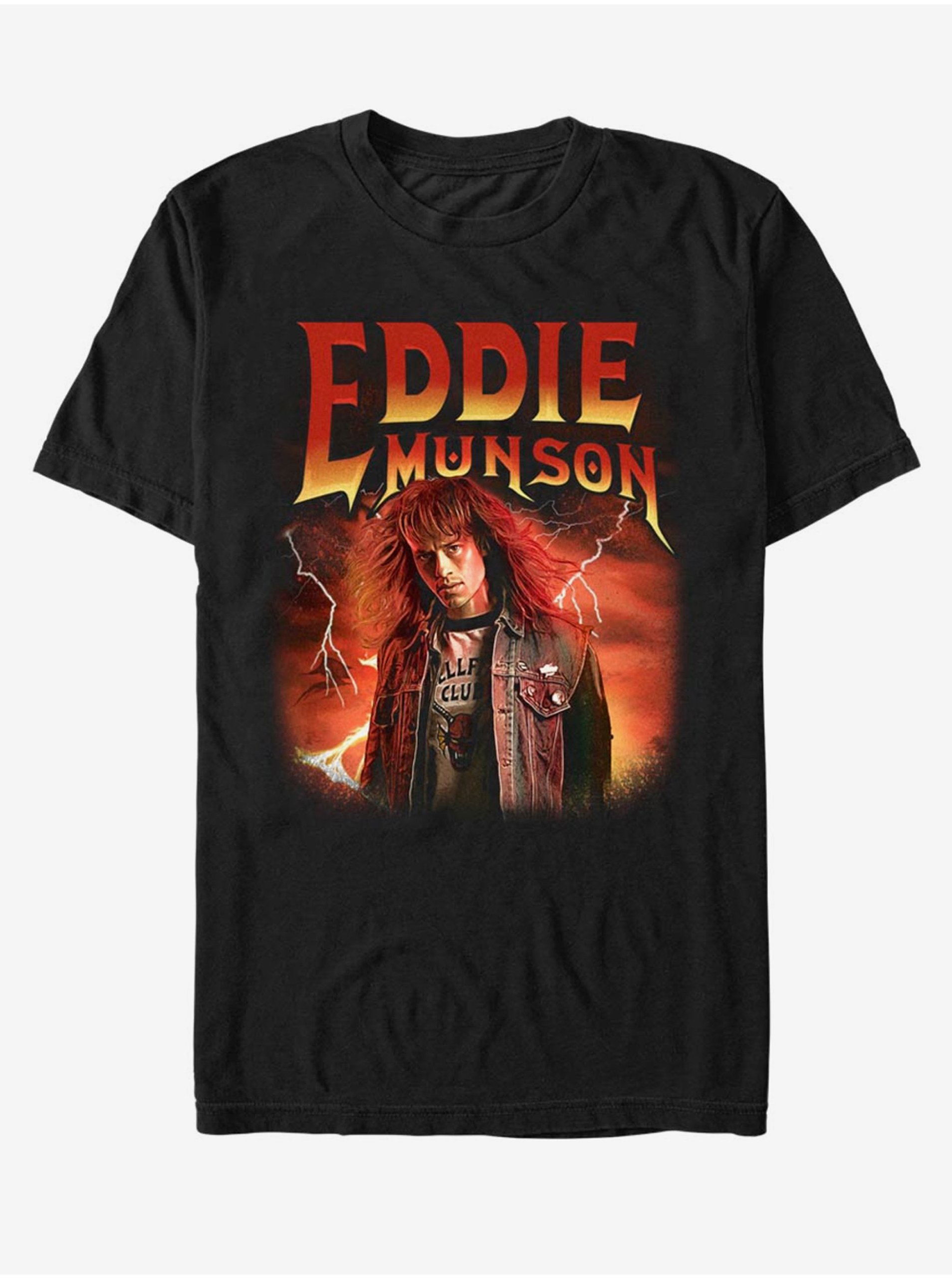 Levně Eddie Munson Stranger Things ZOOT. FAN Netflix - unisex tričko