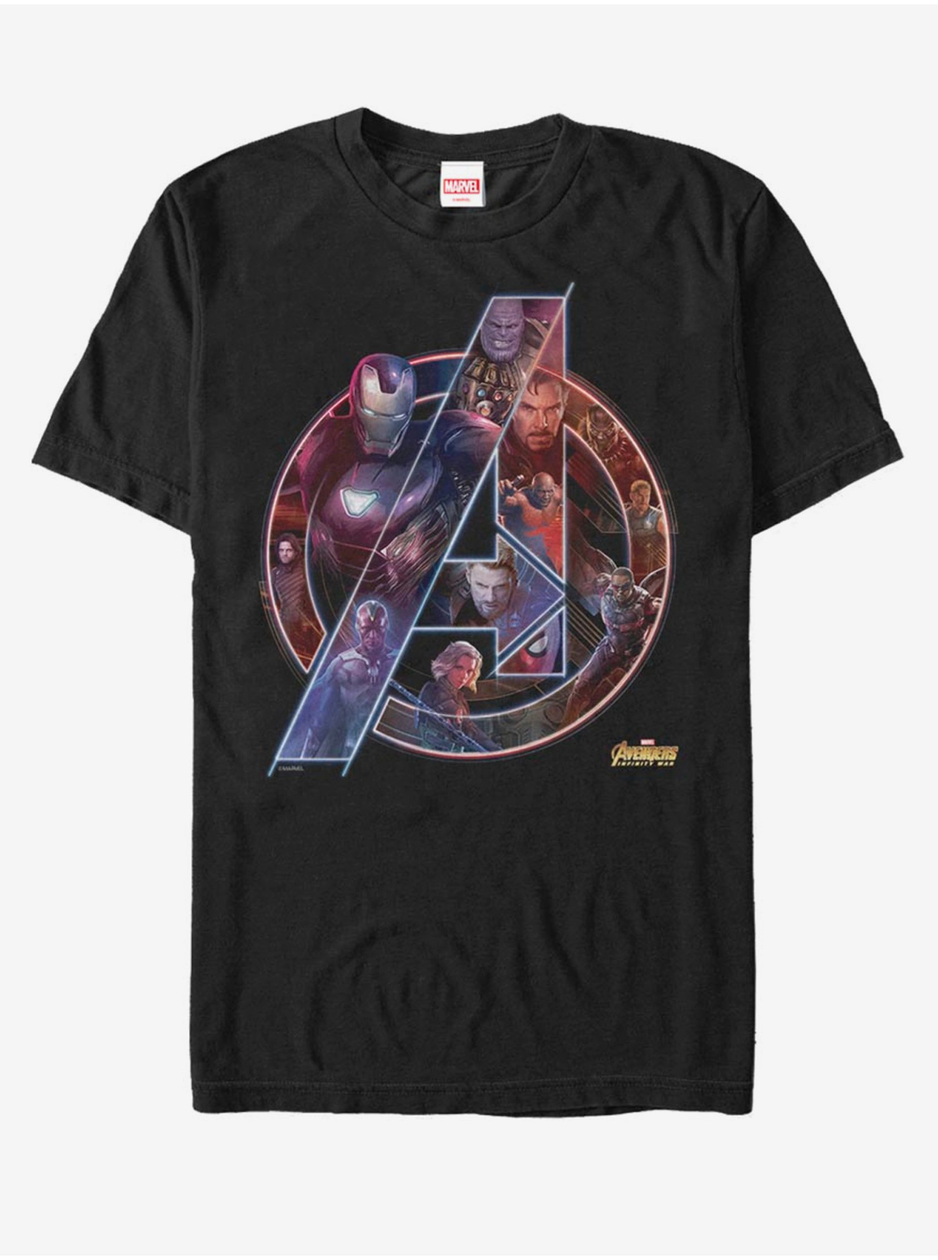 Levně Avengers Logo ZOOT. FAN Marvel - pánské tričko