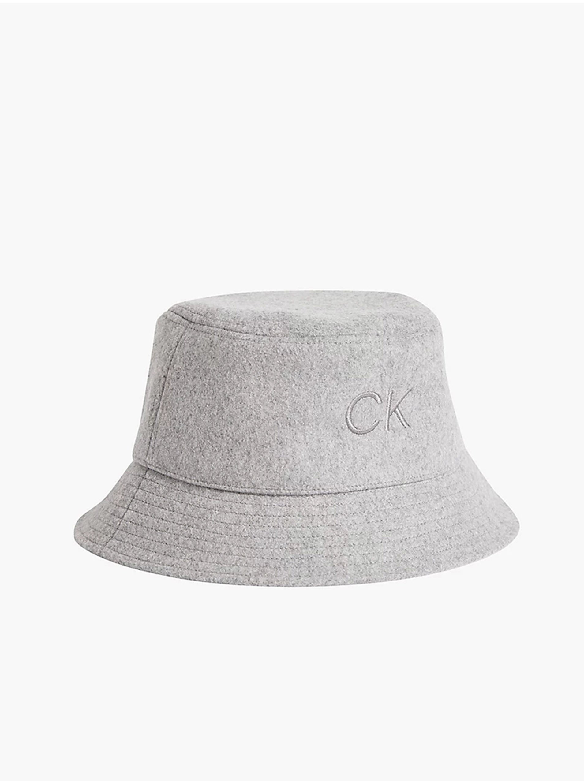 Lacno Čiapky, čelenky, klobúky pre ženy Calvin Klein - svetlosivá