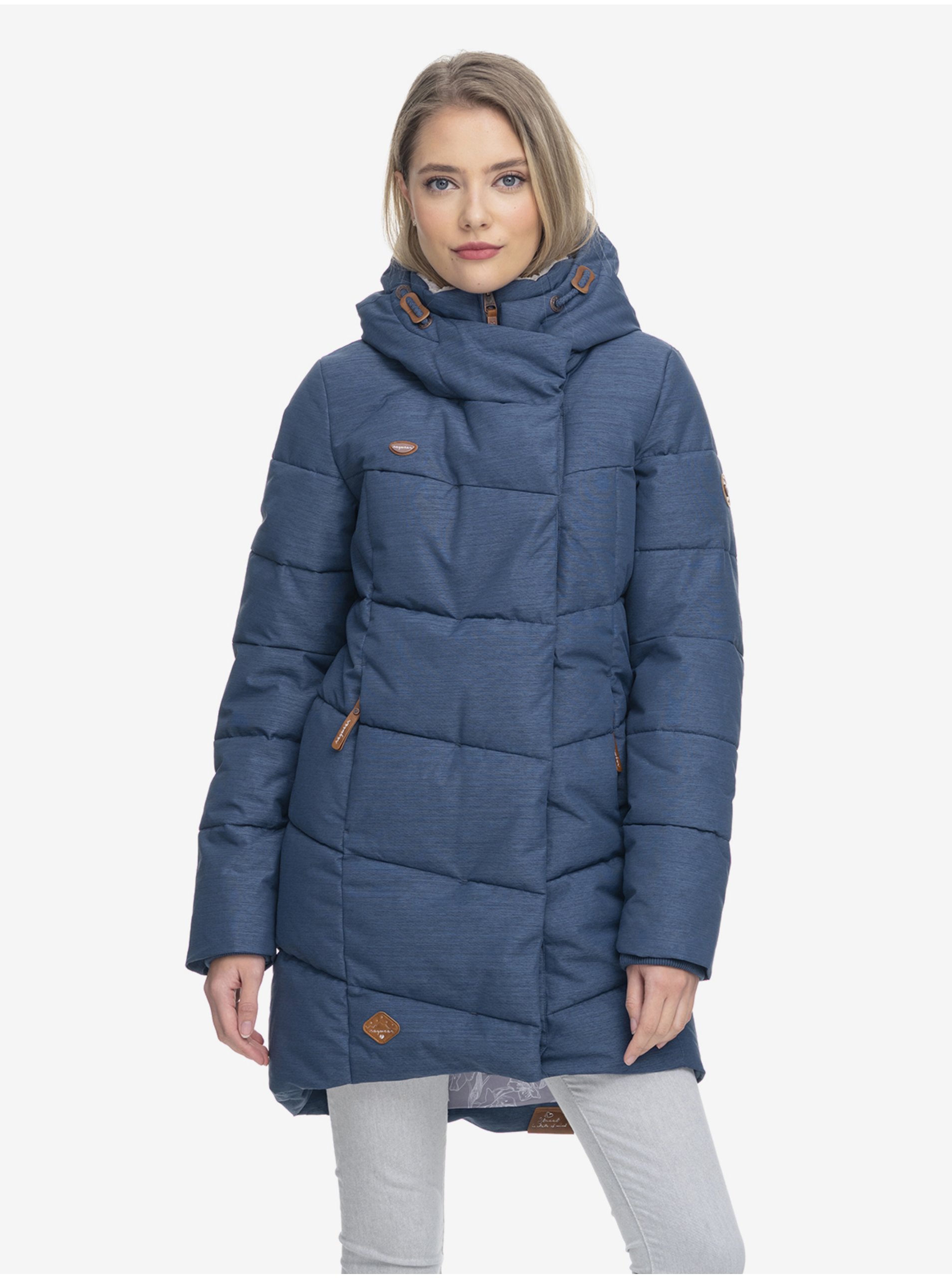 Lacno Kabáty pre ženy Ragwear - modrá