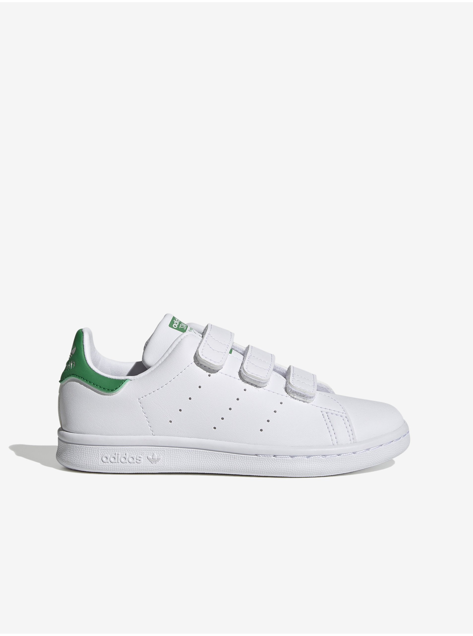 Lacno adidas Originals - biela, zelená