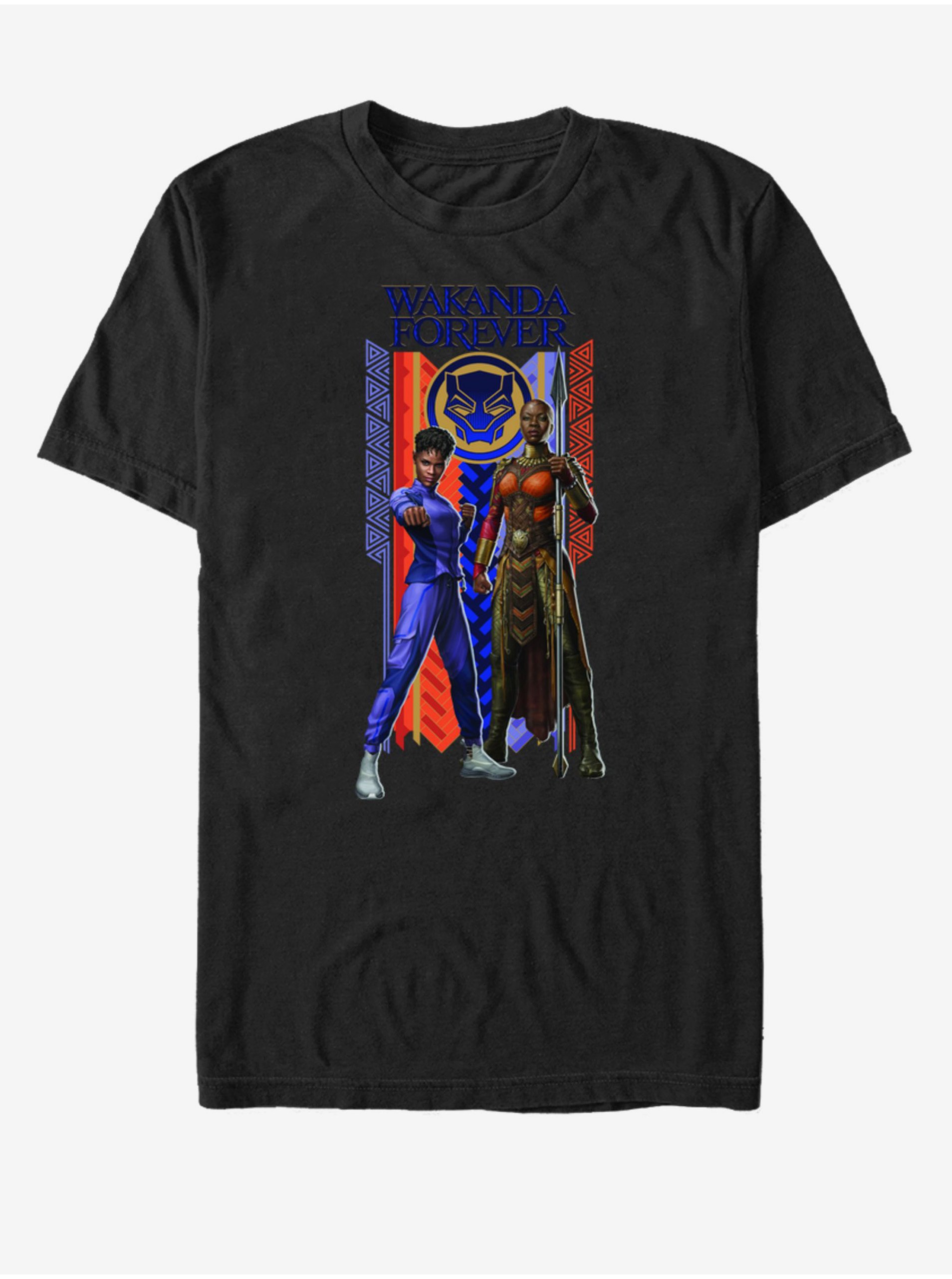 Levně Shuri & Okoye Black Panther: Wakanda Forever ZOOT. FAN Marvel - unisex tričko