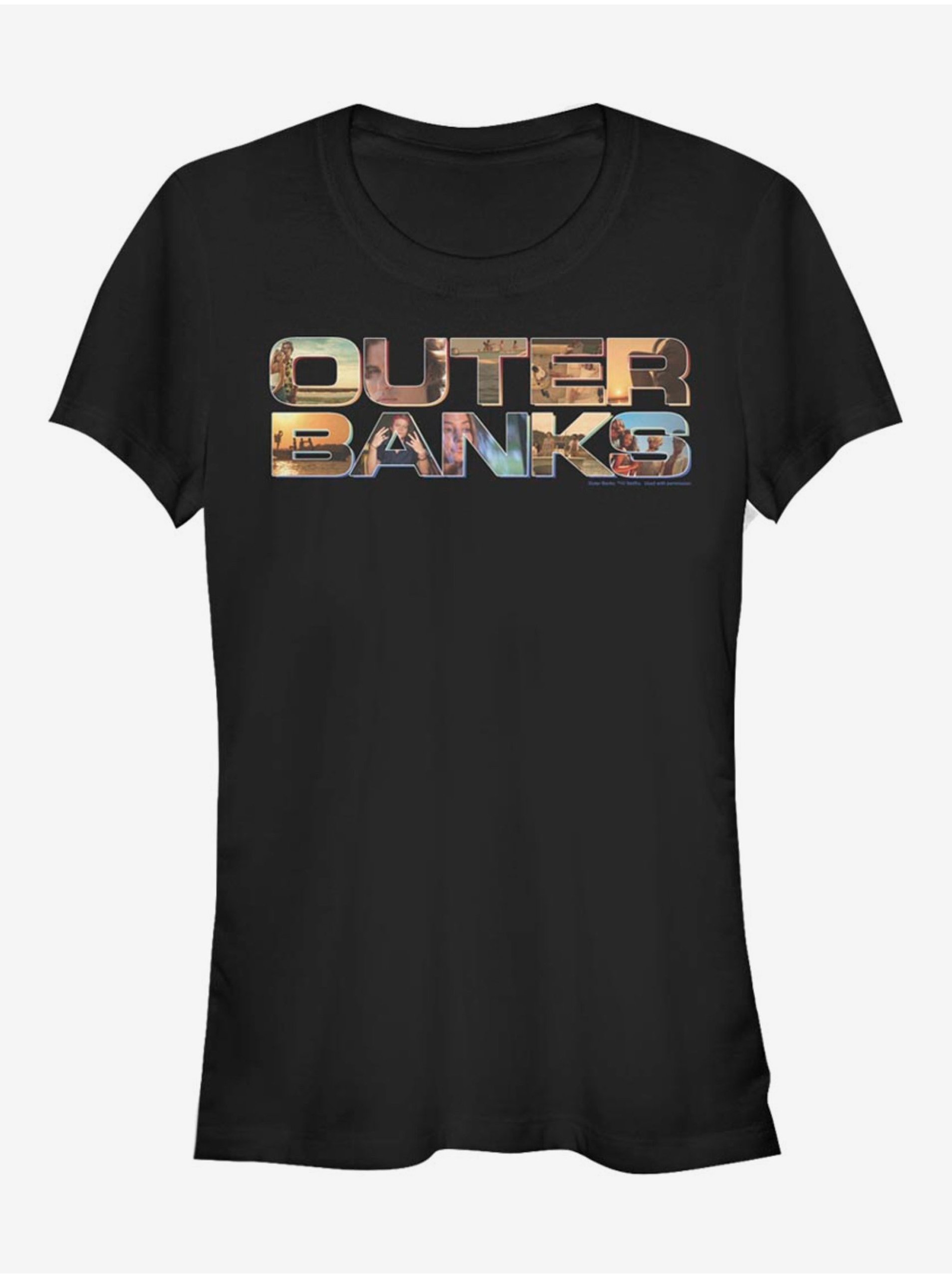 Levně Logo Outer Banks ZOOT. FAN Netflix - dámské tričko