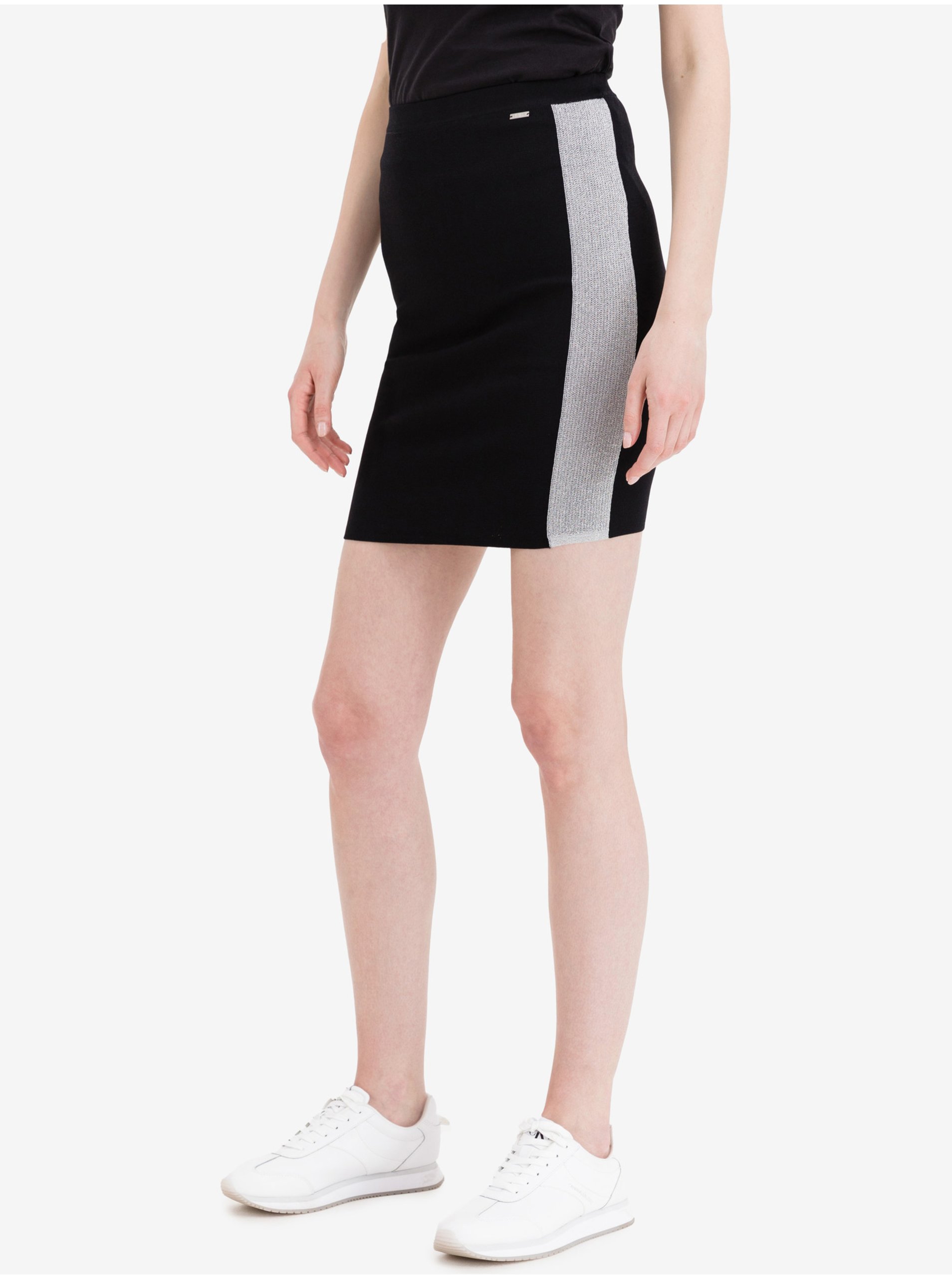E-shop Černá dámská sukně Armani Exchange